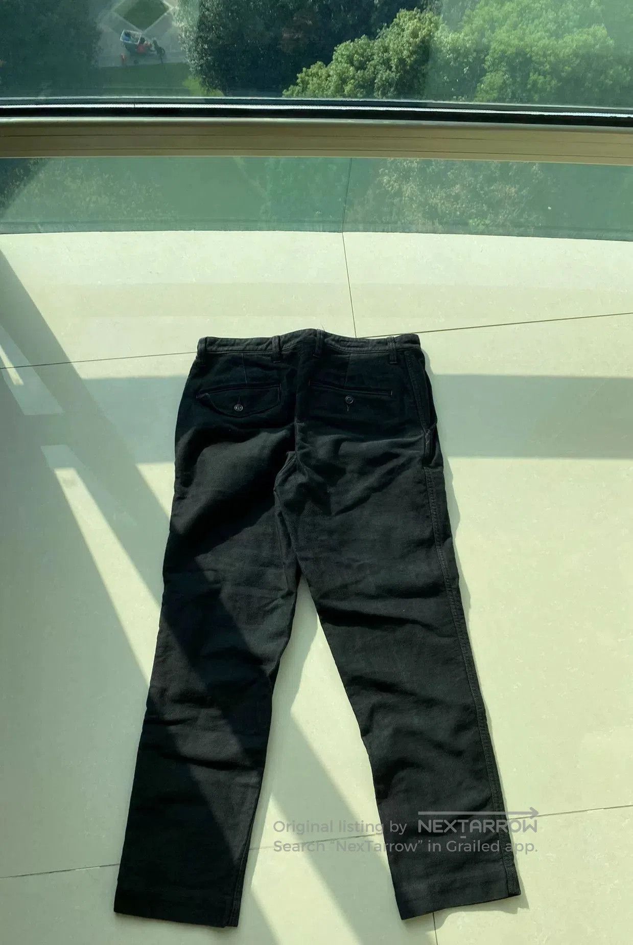 Freewheelers bootleggers dylan black pants with skull design. Size US 38 / EU 54 - 2 Thumbnail