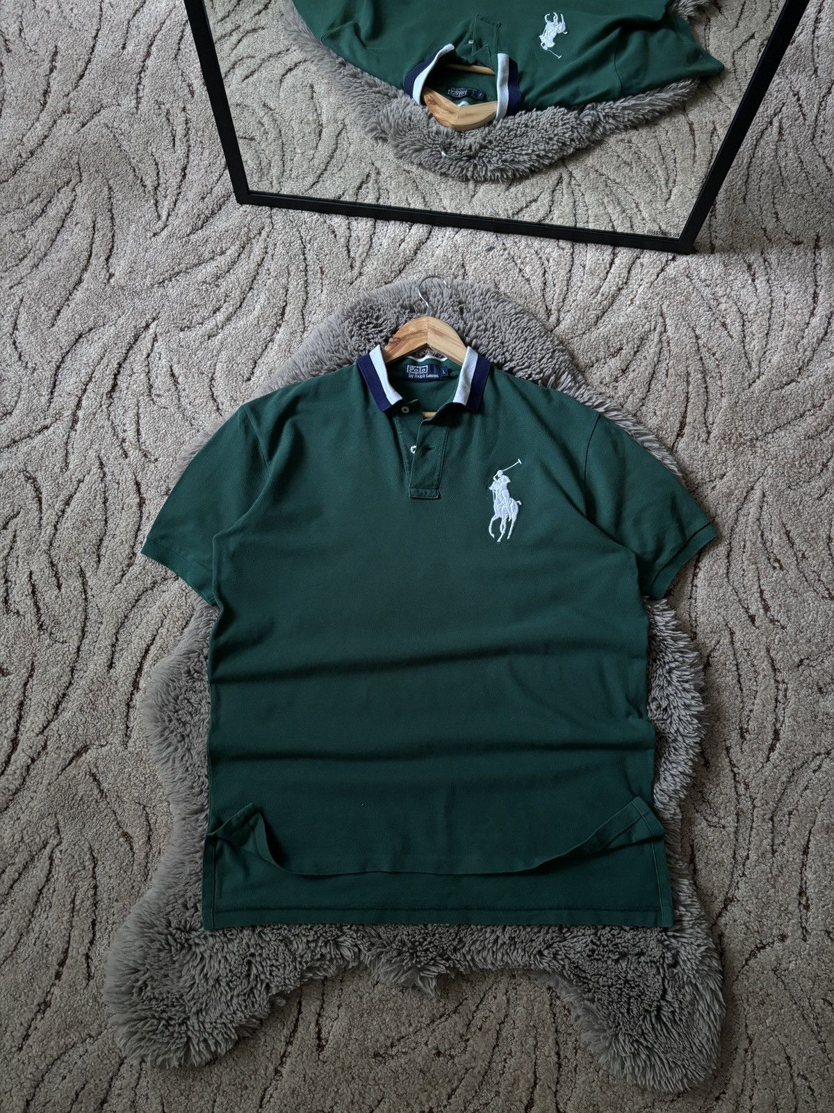 Polo Ralph Lauren polo Big Pony Chief Keef green tee