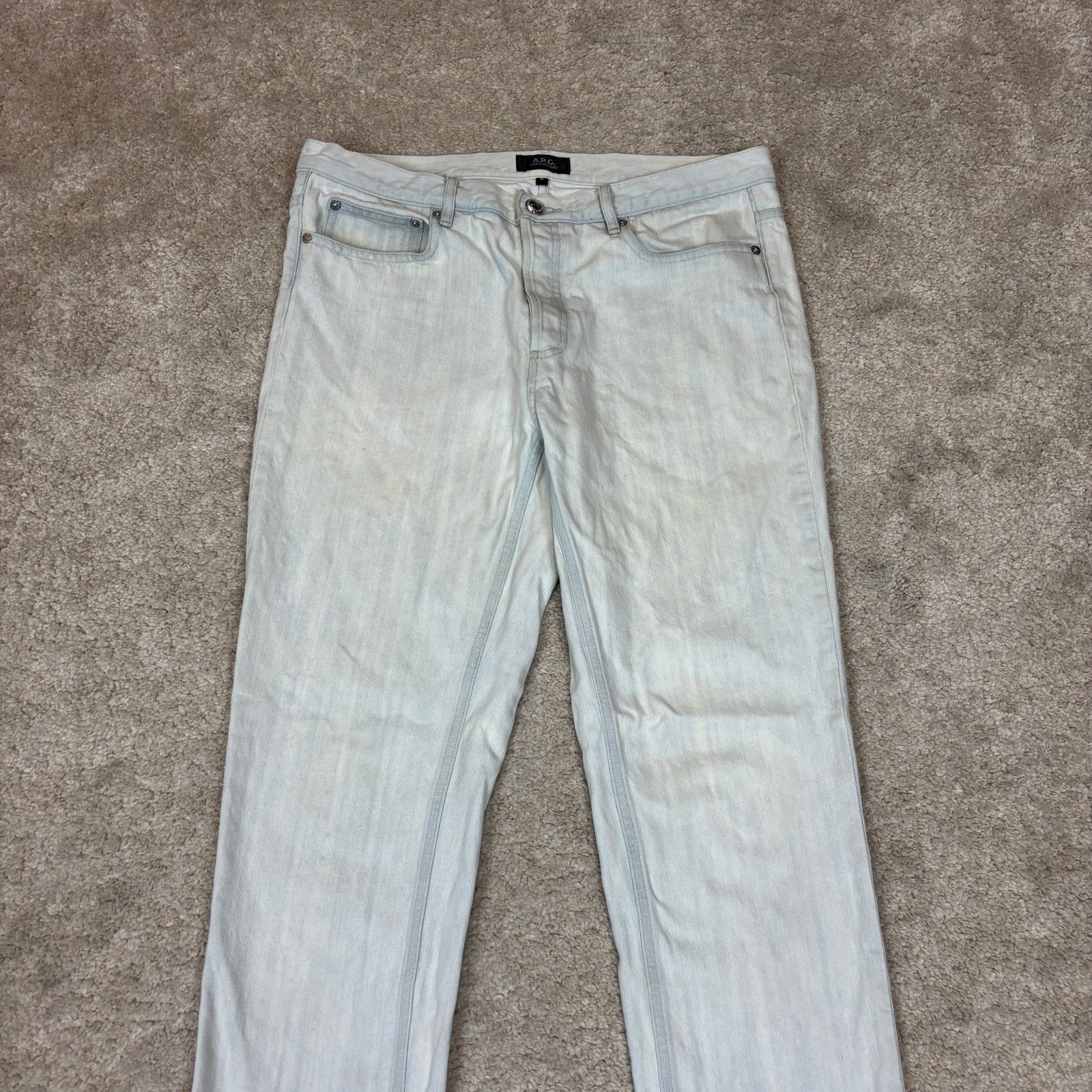 A.P.C. A.P.C. Low Standard Jeans Men's 31x30 Light Wash Size US 31 - 2 Thumbnail