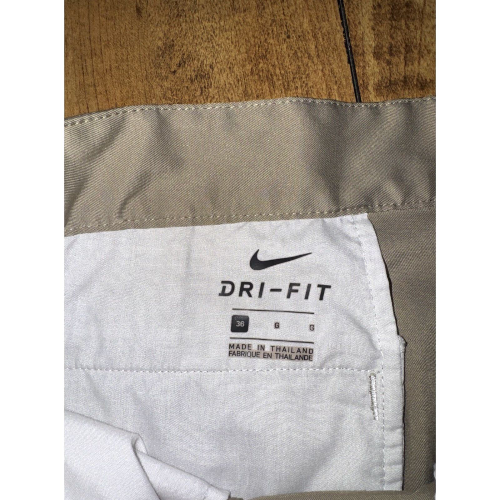 Nike Nike Dri-FIT Golf Shorts Khaki Beige 36 Mens Regular Chino Shirt? Size US 36 / EU 52 - 3 Thumbnail