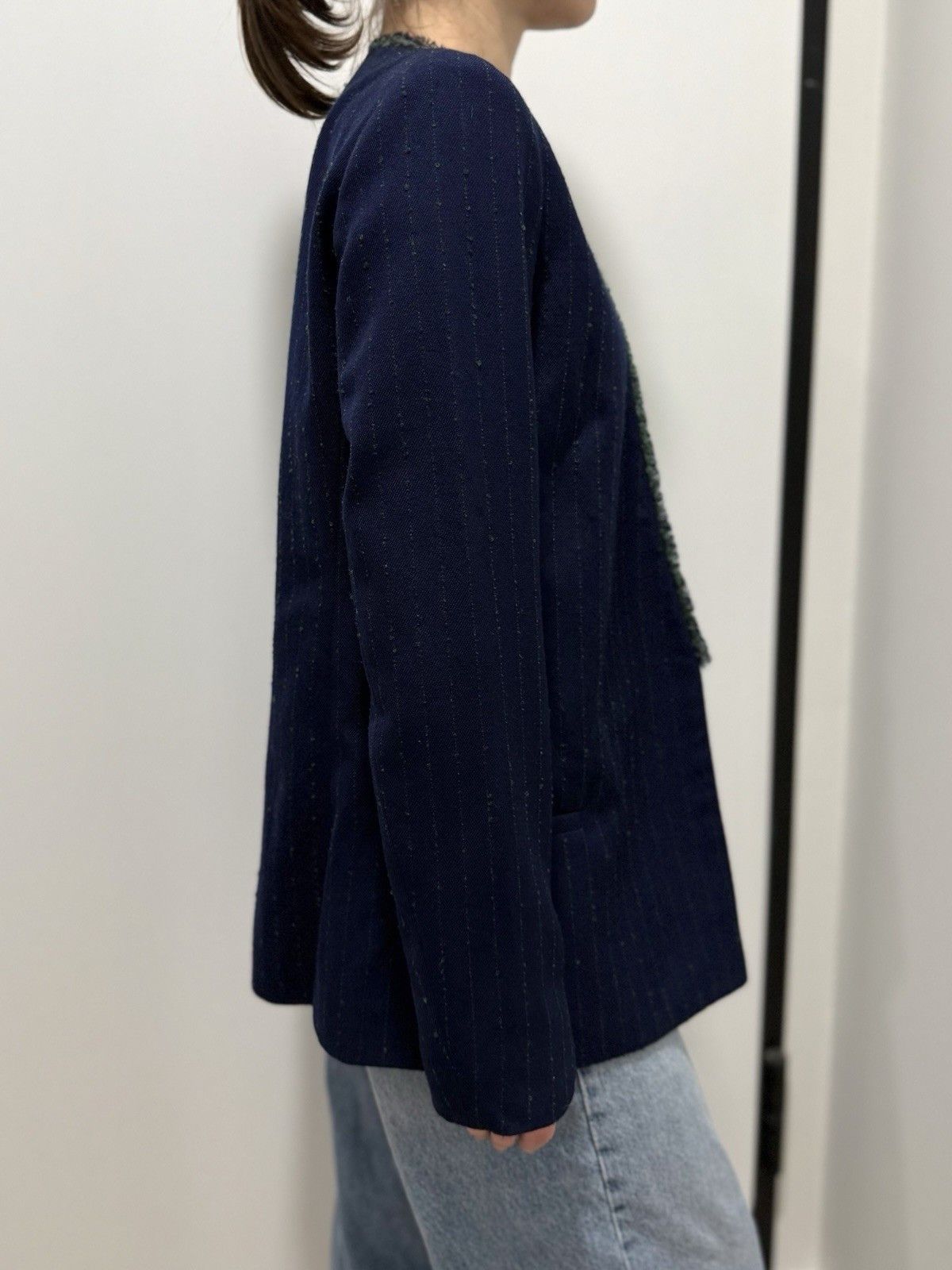 La Ligne La Ligne La Frange New York NYC Open Blazer Jacket Size S / US 4 / IT 40 - 9 Thumbnail
