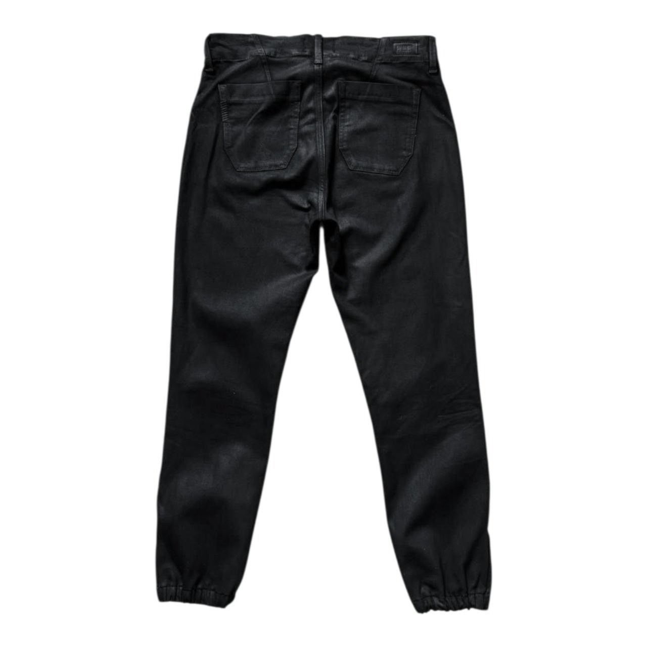 Paige Paige Black Waxed Pants | Size 27 Size 27" / US 4 / IT 40 - 2 Thumbnail
