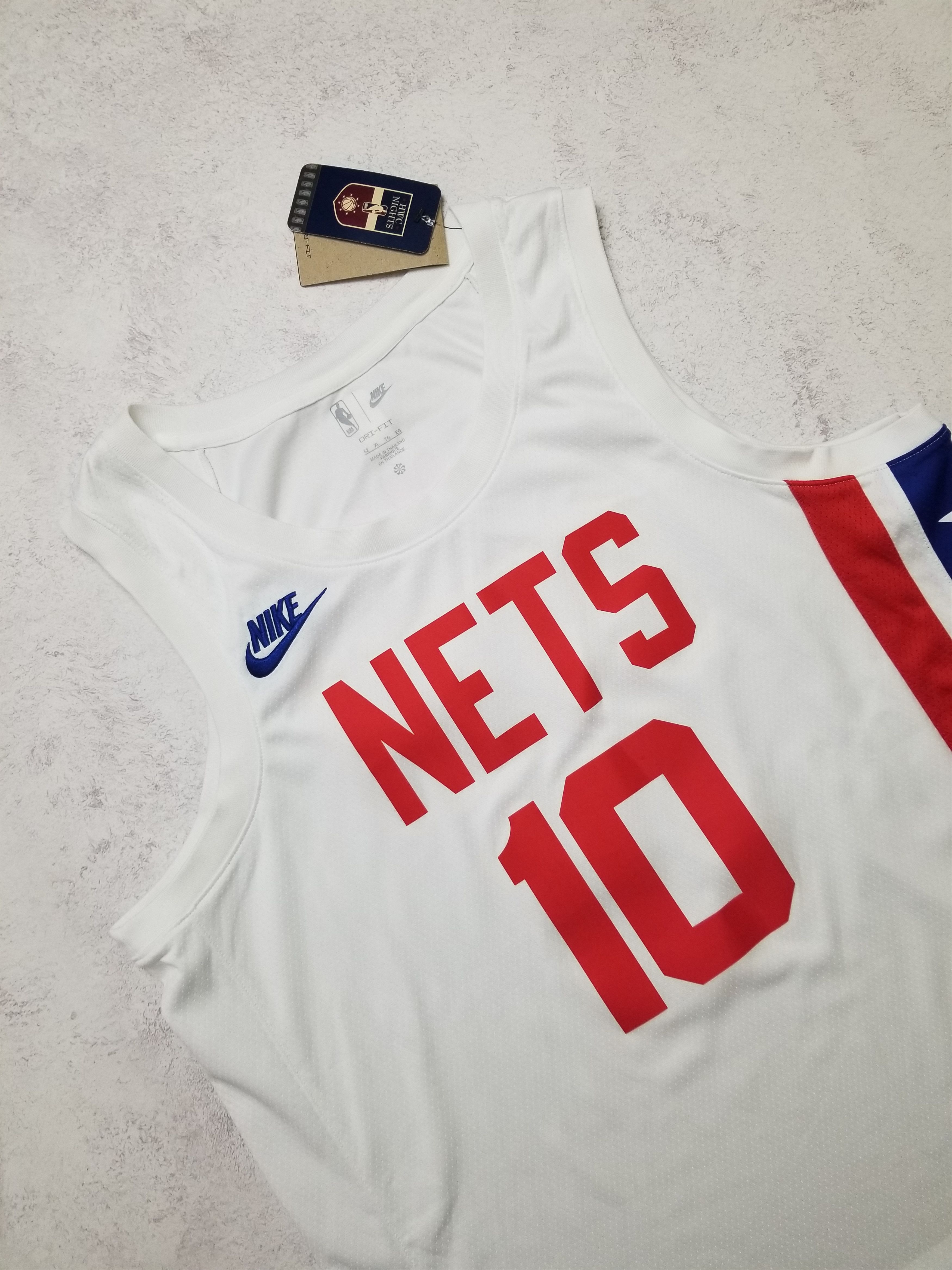 Nike NBA Brooklyn Nets Simmons HWC Swingman Jersey DO9444-101 Size US XL / EU 56 / 4 - 20 Thumbnail