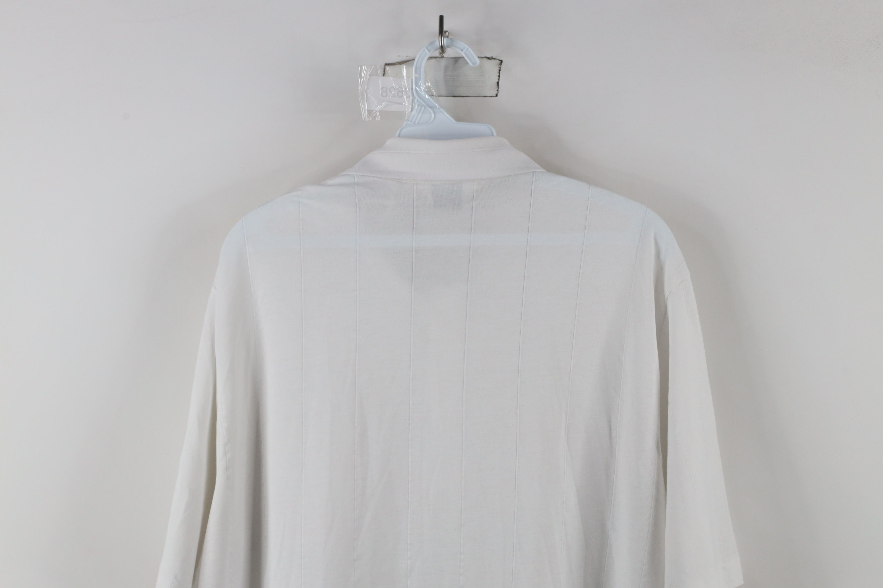Vintage Vintage 90s Streetwear Striped Sheer Collared Polo Shirt Size US XL / EU 56 / 4 - 14 Thumbnail