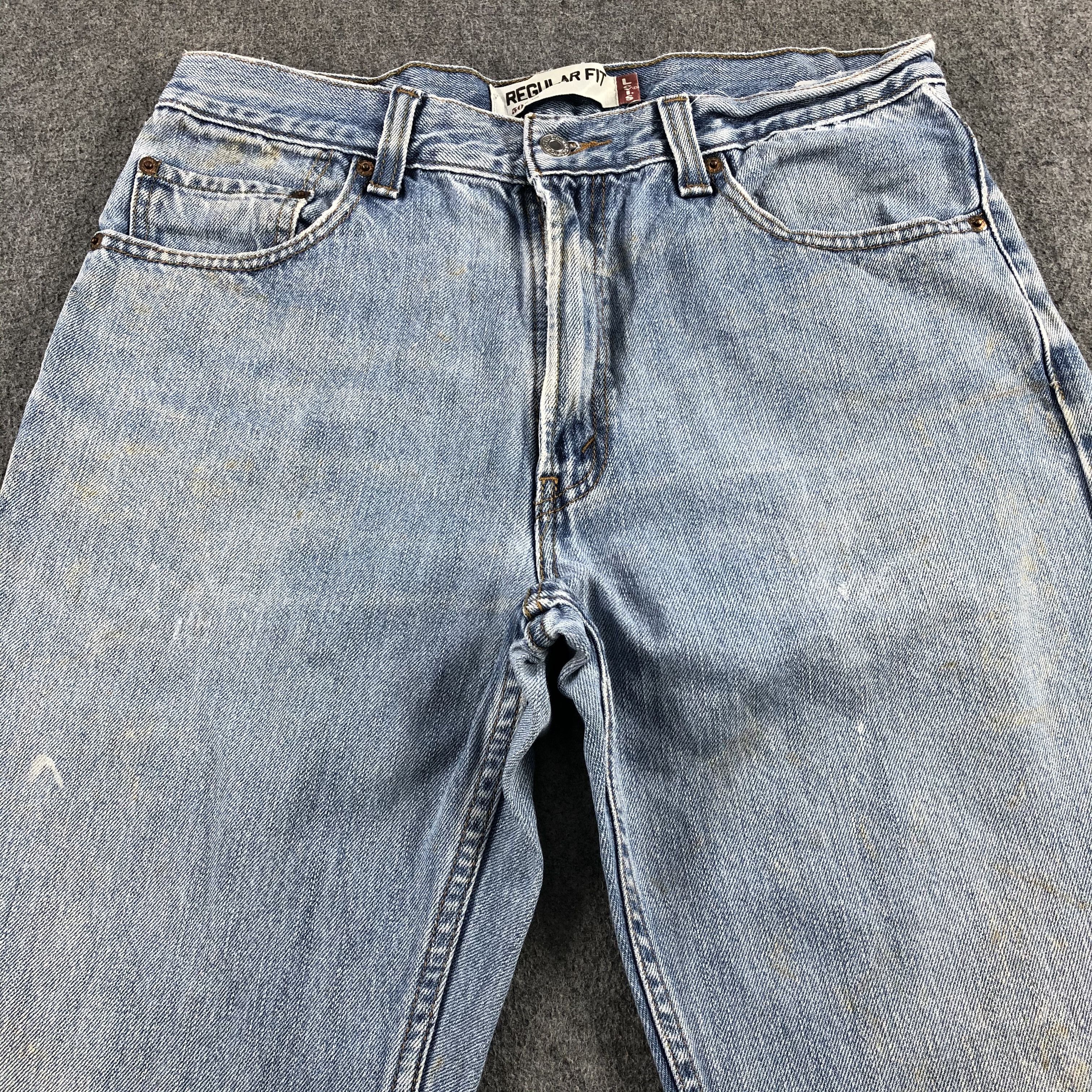 Levi's Vintage Light Wash Levis 505 Jeans-J2177 Size US 33 - 3 Thumbnail
