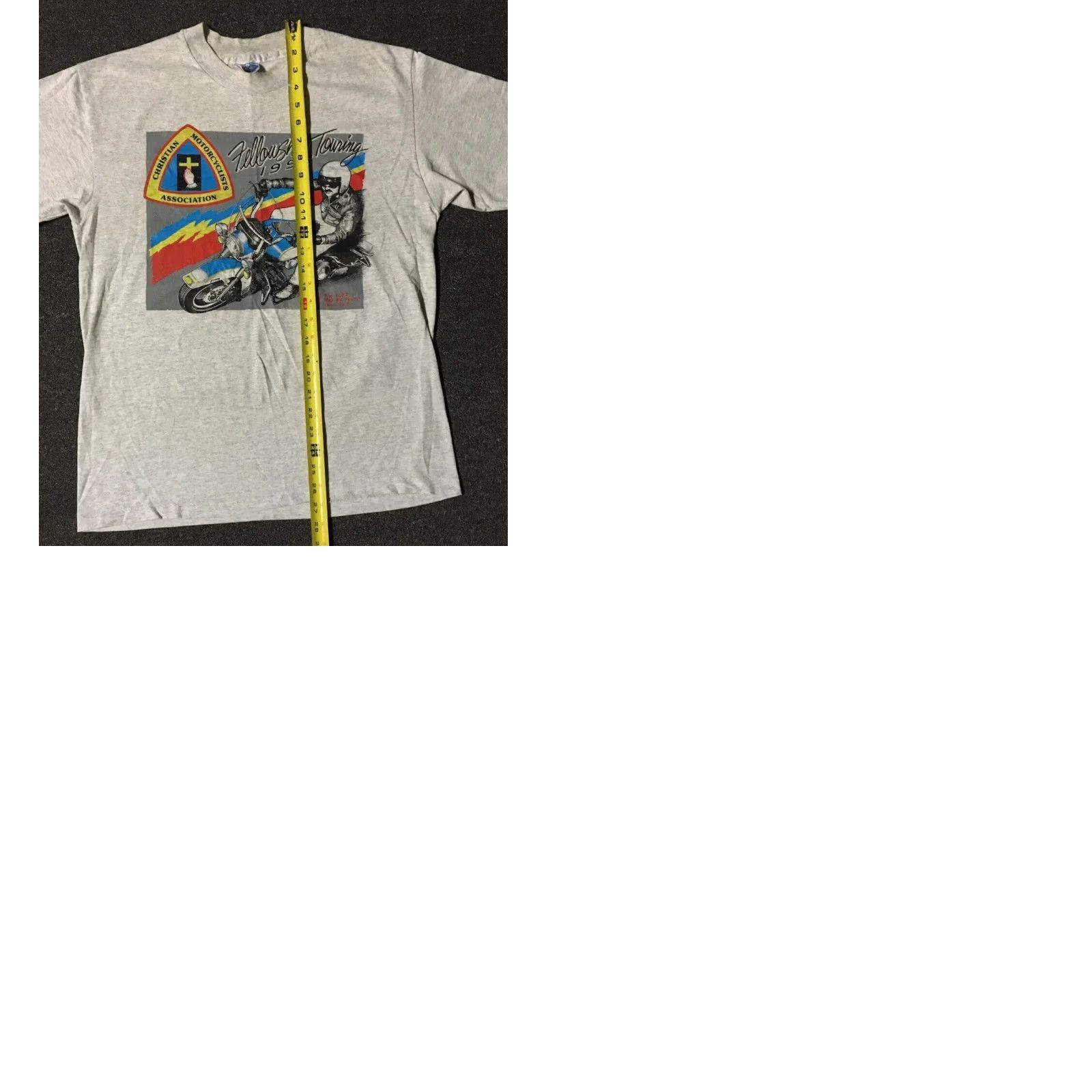 Vintage VINTAGE CMA Vtg 90s Christian Motorcycle Association Faded Shirt M Jesus God Grunge Biker Shirt Mens Gray 90s Harley CMA Jesus Christianity Shirt Mens Size US M / EU 48-50 / 2 - 9 Thumbnail