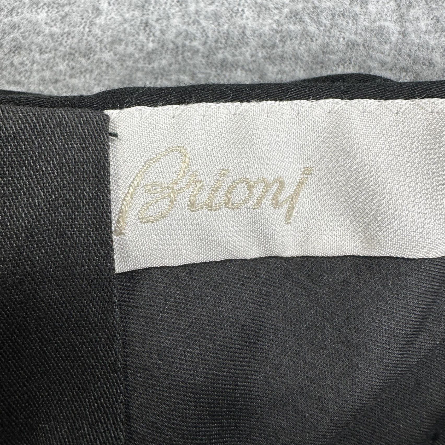Brioni Brioni Cannes Dress Pants Mens 36x27 Black Pleated Front Straight Leg Trousers Size US 36 / EU 52 - 6 Thumbnail
