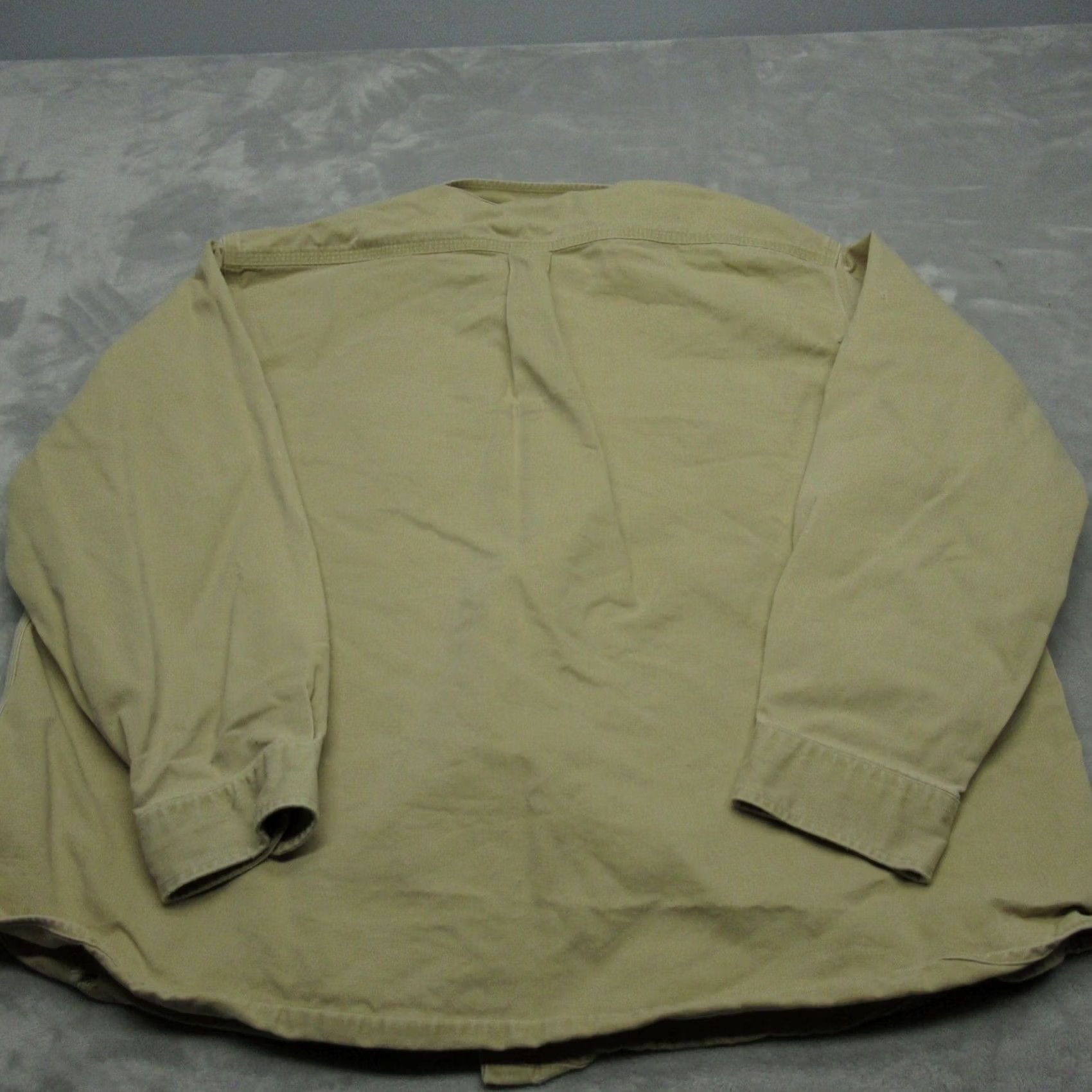 Carhartt Carhartt Work Shirt Men 2XL Beige Heavyweight Cotton Canvas Twill Rugged Size US XXL / EU 58 / 5 - 3 Thumbnail