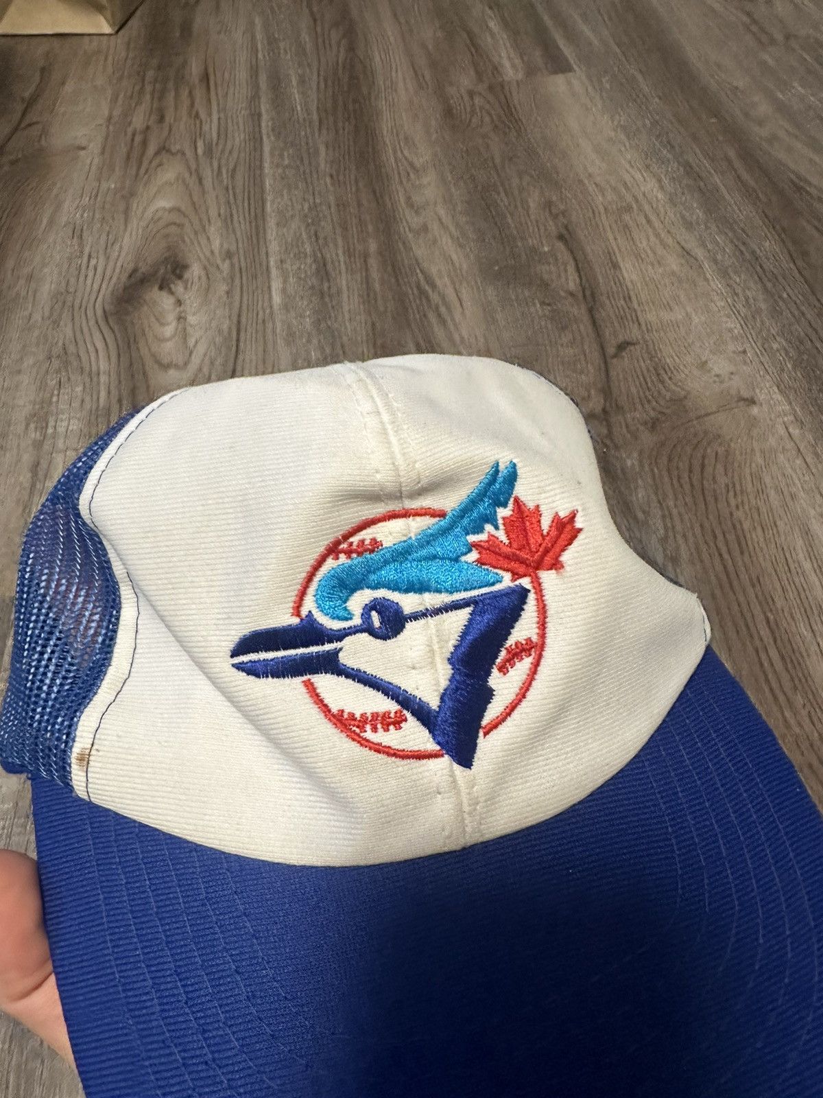 MLB CRAZY VINTAGE TORONTO BLUE JAYS TRUCKER HAT TED FLETCHER Size ONE SIZE - 2 Thumbnail