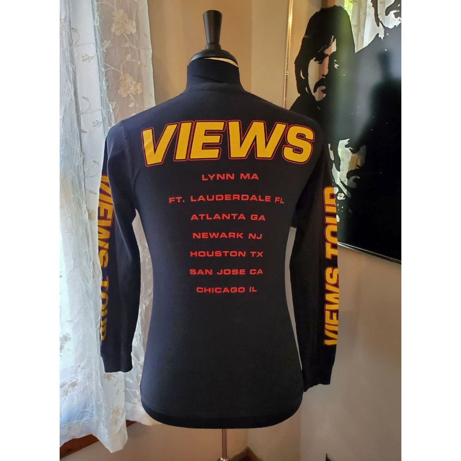 Vintage Views Tour David Dobrik Shirt Size Small Long Sleeve Dates 2 sided Size US S / EU 44-46 / 1 - 2 Thumbnail
