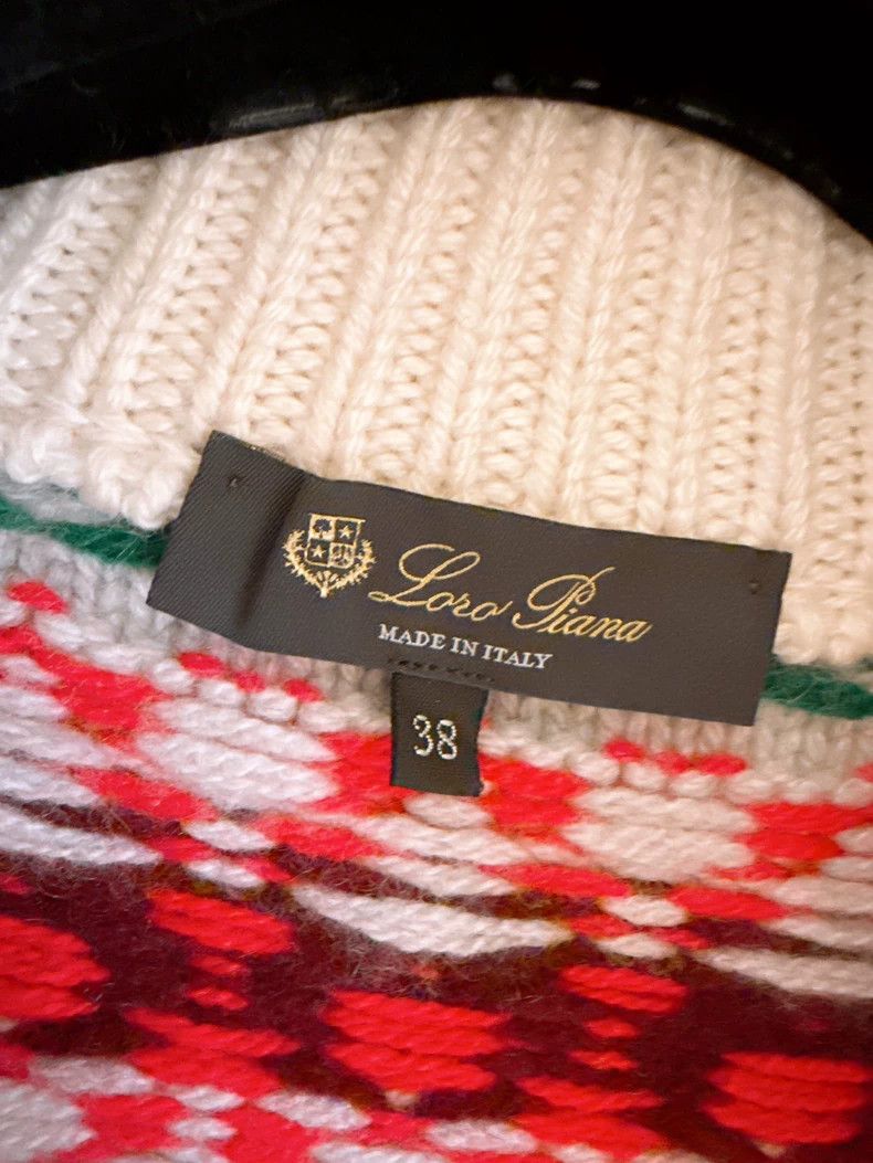 Loro Piana LORO PIANA Colorful Fel Island cardigan sweater coat Size M / US 6-8 / IT 42-44 - 7 Thumbnail