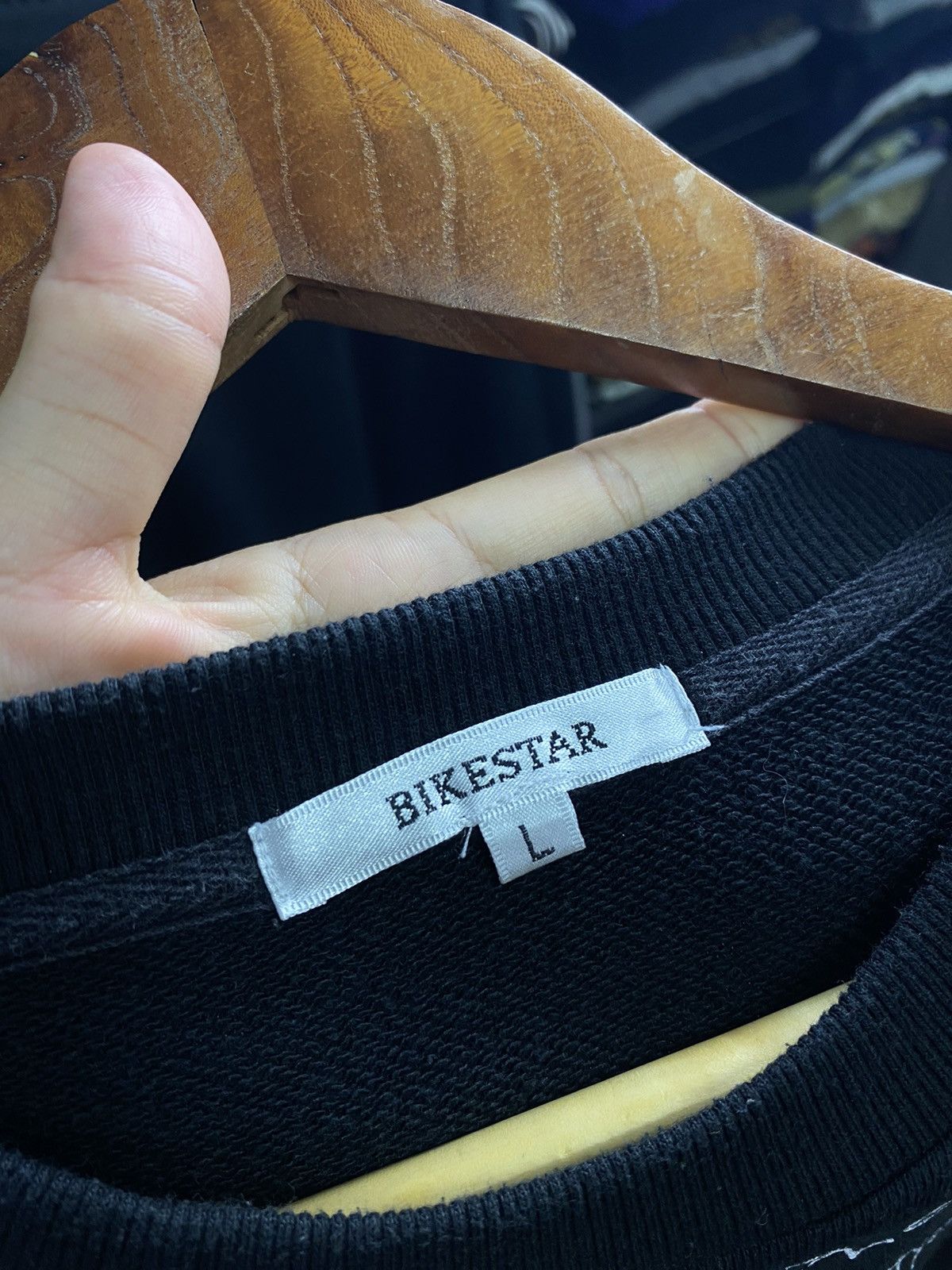 Japanese Brand × Vintage Vintage Bike star punk style sweater Size US L / EU 52-54 / 3 - 11 Thumbnail