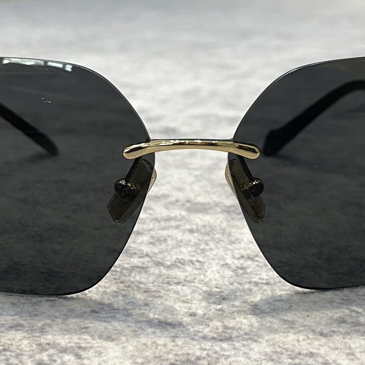 Miu Miu MIU MIU MU 54YS 5AK5S0 Sunglasses DARK GREY Size ONE SIZE - 7 Thumbnail
