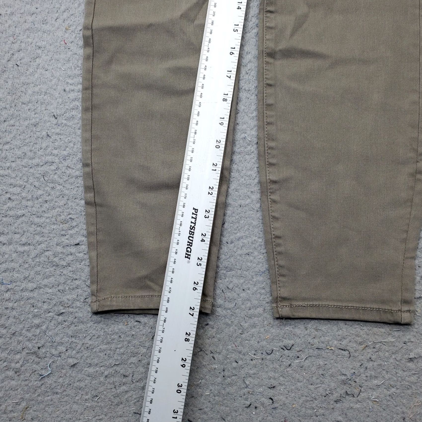 Buffalo David Bitton Buffalo David Bitton Womens Ankle Jeans Mid-Rise Avalon Green 6 Medium Wash Denim Slim 27"Inseam 5-Pocket NWT Mens Girls Size 28" / US 6 / IT 42 - 4 Thumbnail