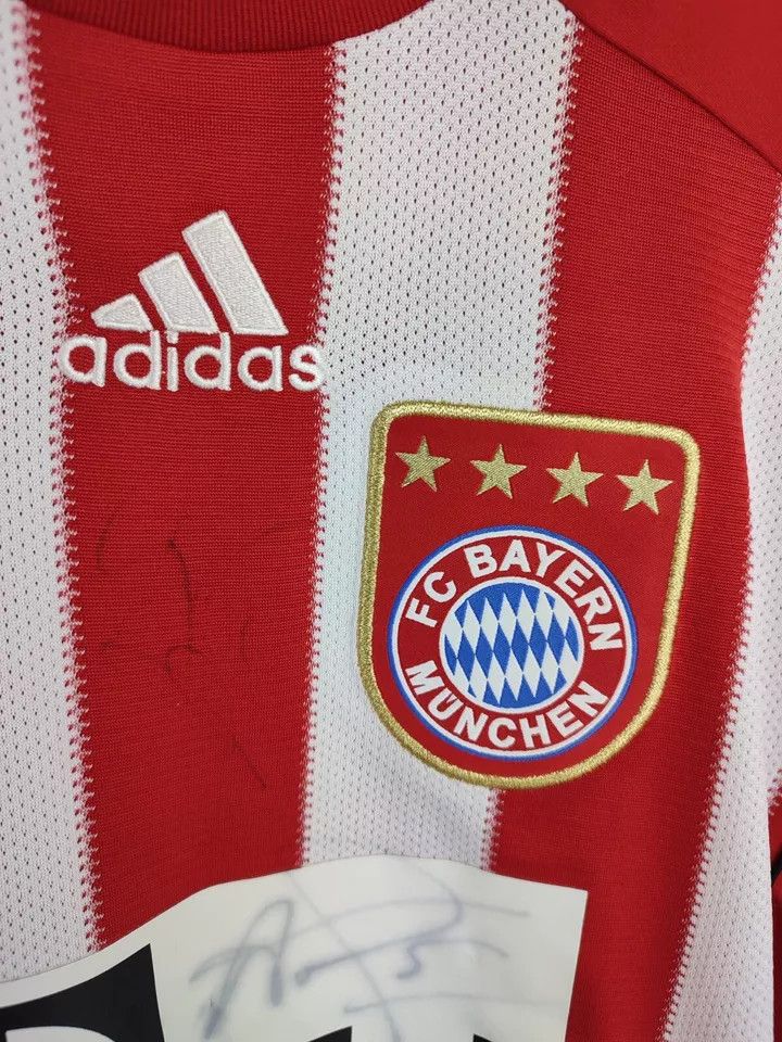 Adidas FC Bayern Munich FOOTBALL SHIRT SOCCER JERSE Home 10/11 Size US L / EU 52-54 / 3 - 2 Thumbnail