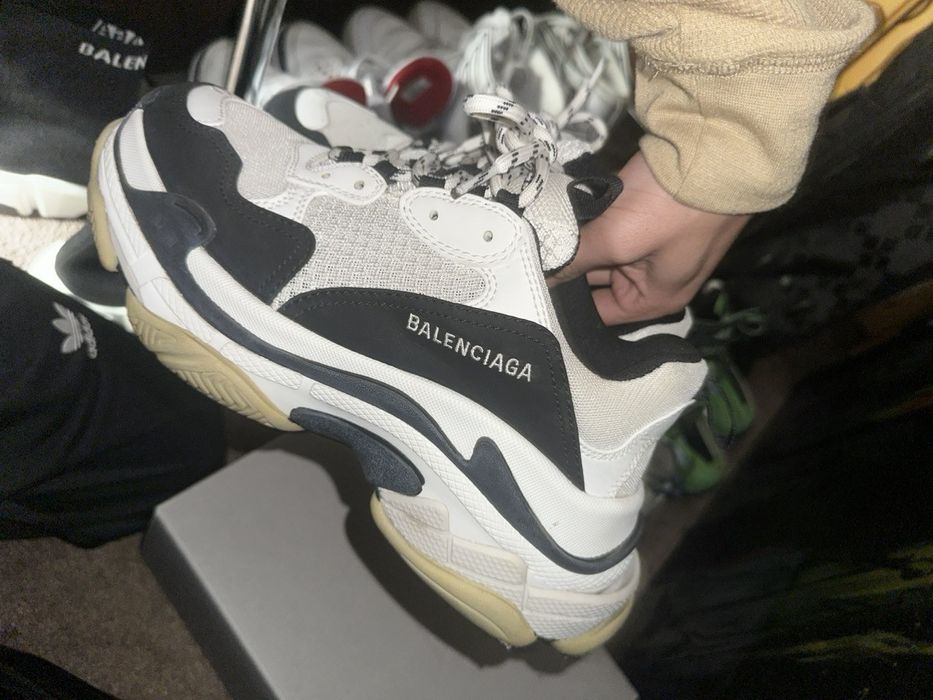 Balenciaga Balenciaga triple s white size 40 | Grailed