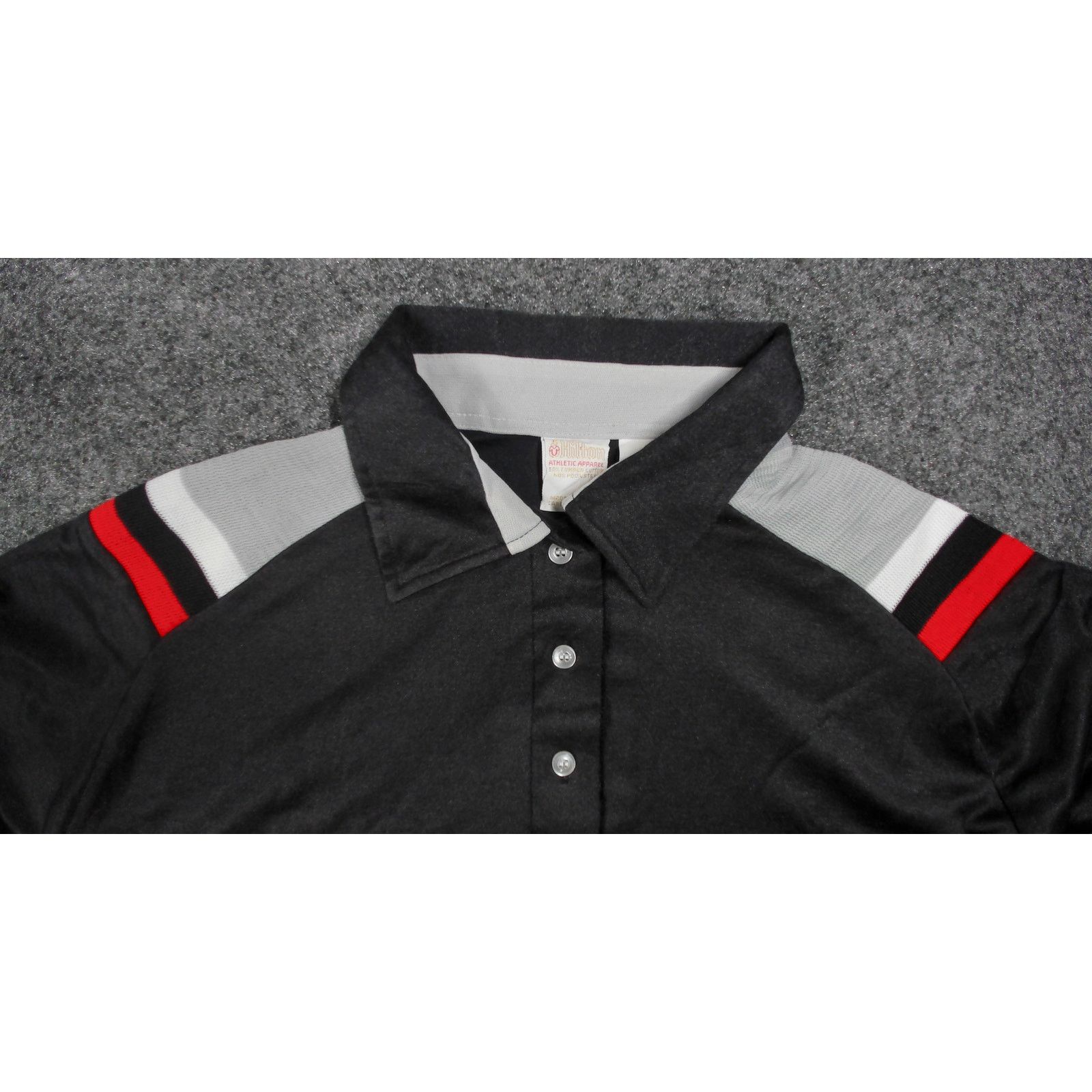 Vintage Hilton x Vintage - 70s Boxy Single Stitch Striped Polo Size US L / EU 52-54 / 3 - 7 Thumbnail