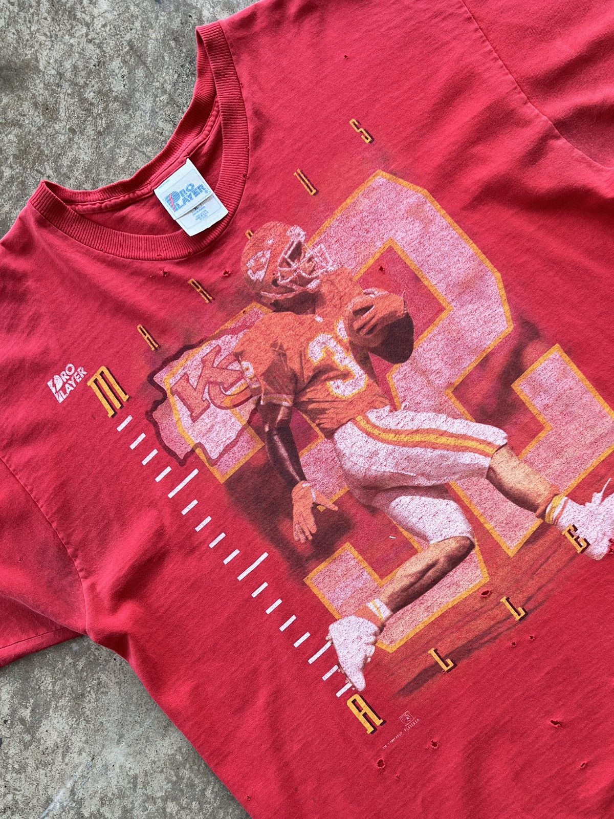 NFL × Vintage Vintage 95 Marcus Allen Kansas City Chiefs Single Stitch XL Size US XL / EU 56 / 4 - 1 Thumbnail