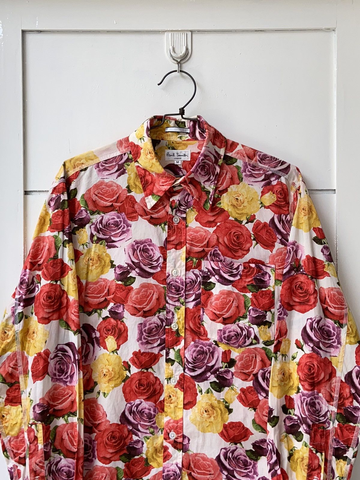 Paul Smith PAUL SMITH Motive Flower Shirt Size US S / EU 44-46 / 1 - 2 Thumbnail