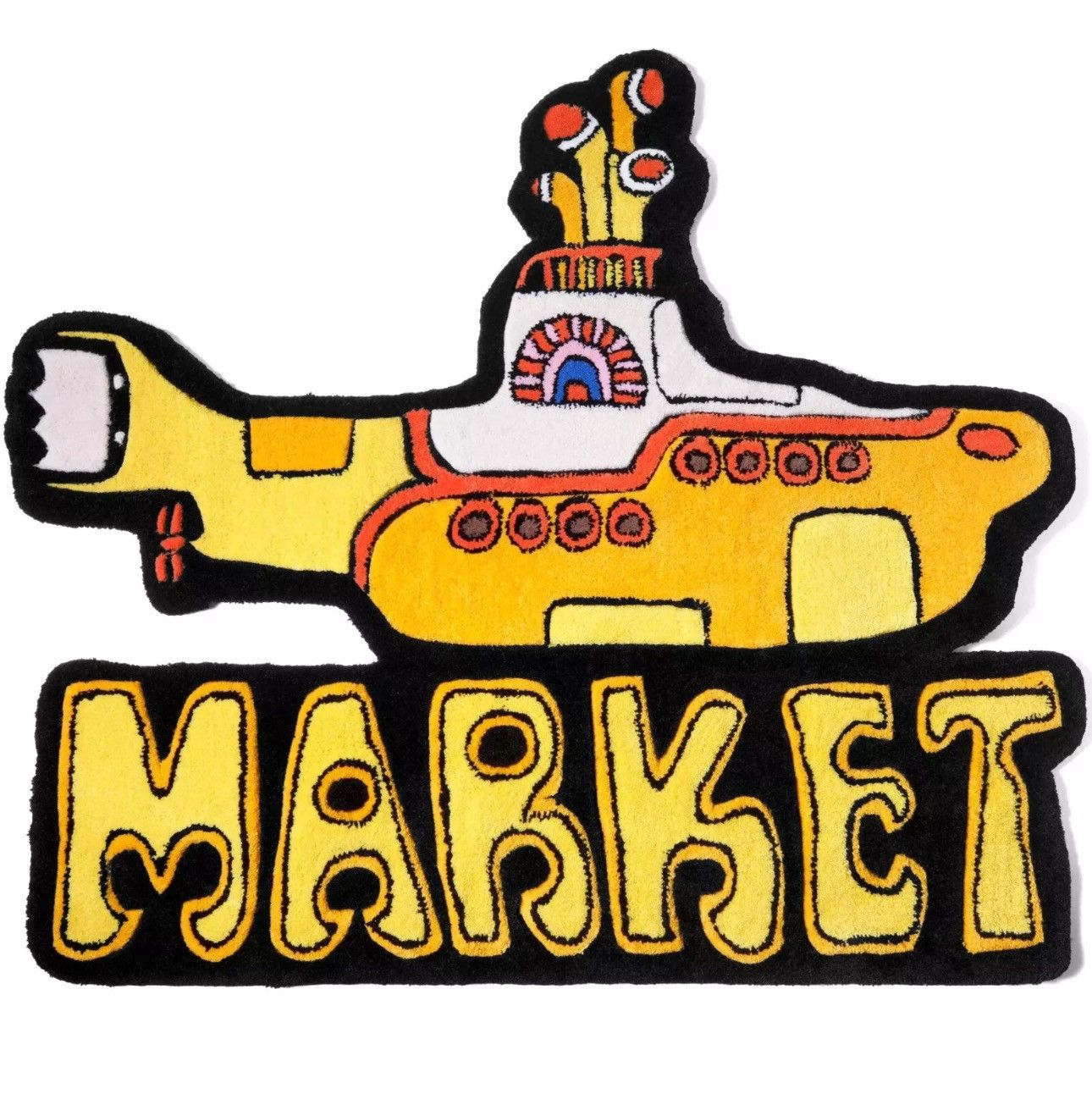 Market Market Beatles yellow submarine rug Size ONE SIZE - 1 Thumbnail