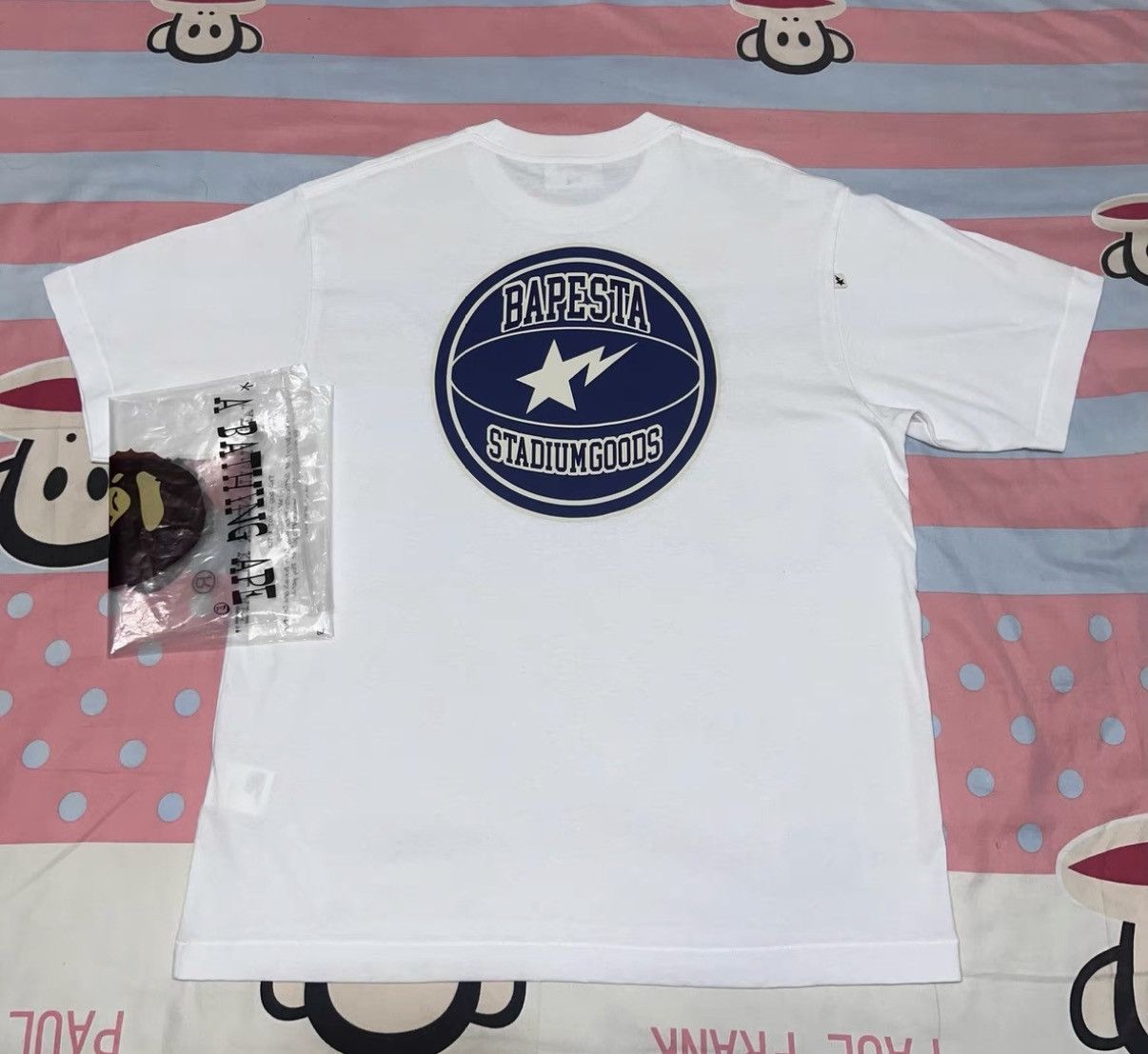 Bape BAPE OG Nigo era white short-sleeve T-shirt Size US L / EU 52-54 / 3 - 8 Thumbnail