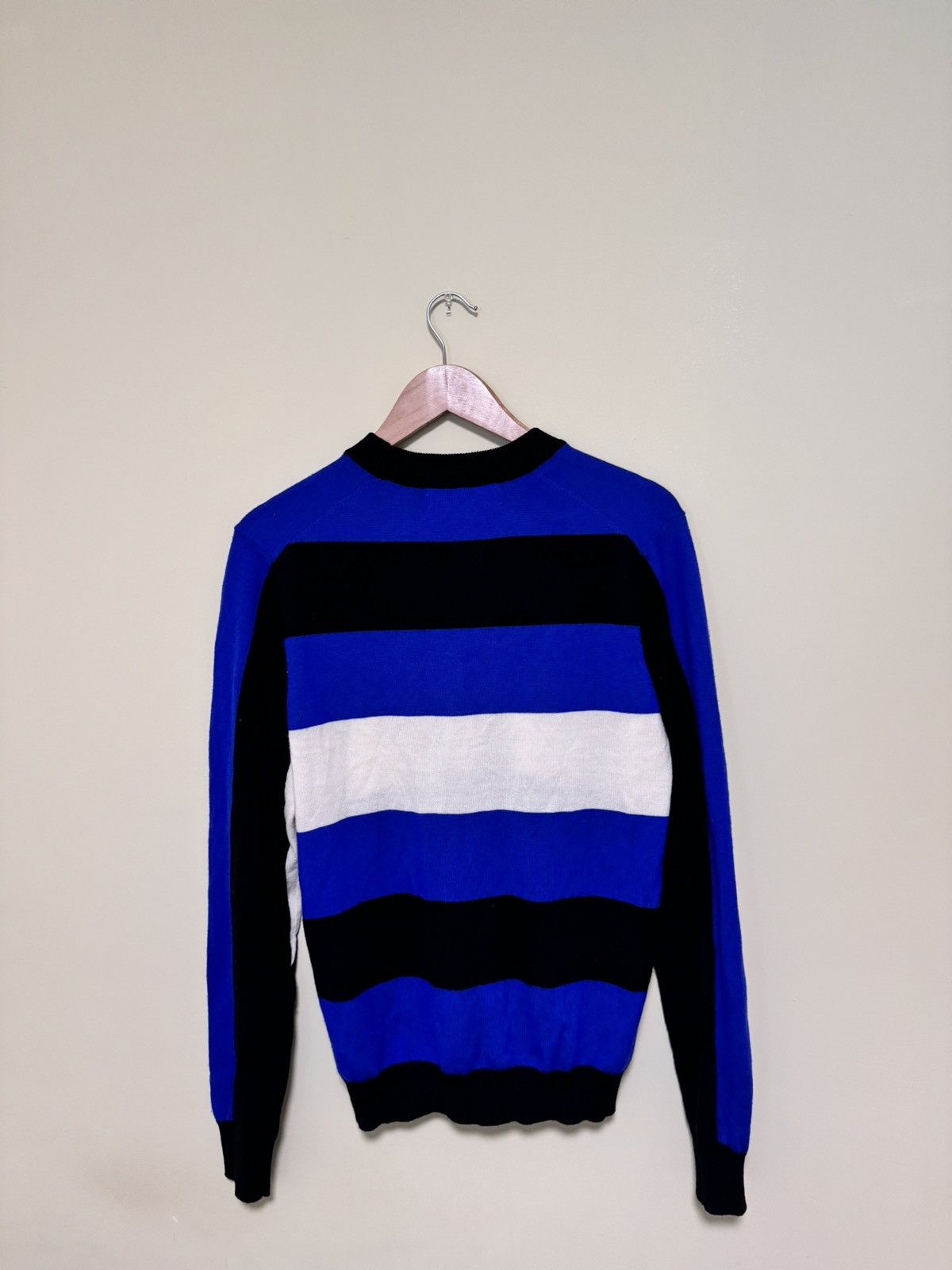 VETEMENTS x COMME des GARCONS SHIRT Blue Black White Knitted