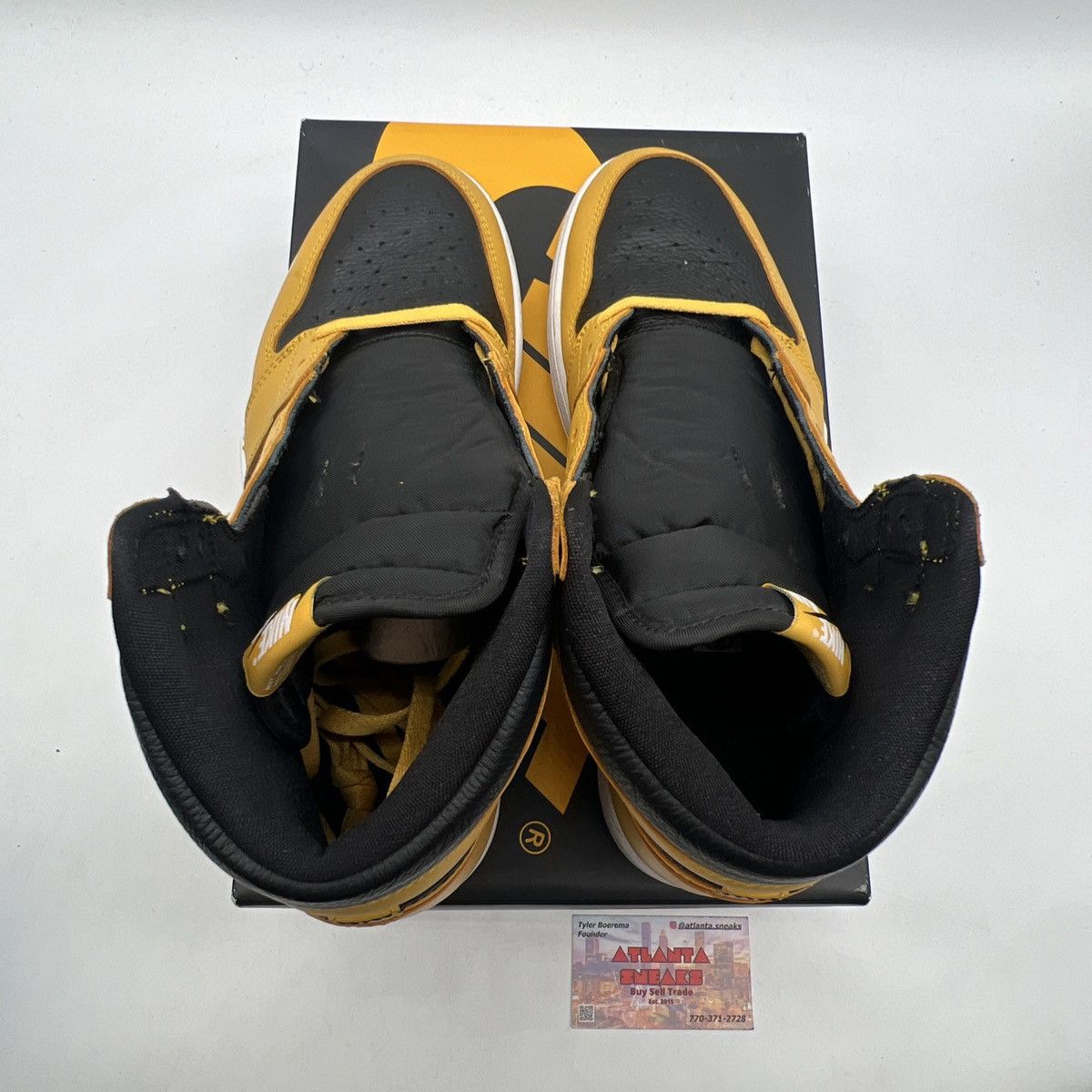Nike Air Jordan 1 high pollen Size US 10.5 / EU 43-44 - 7 Thumbnail
