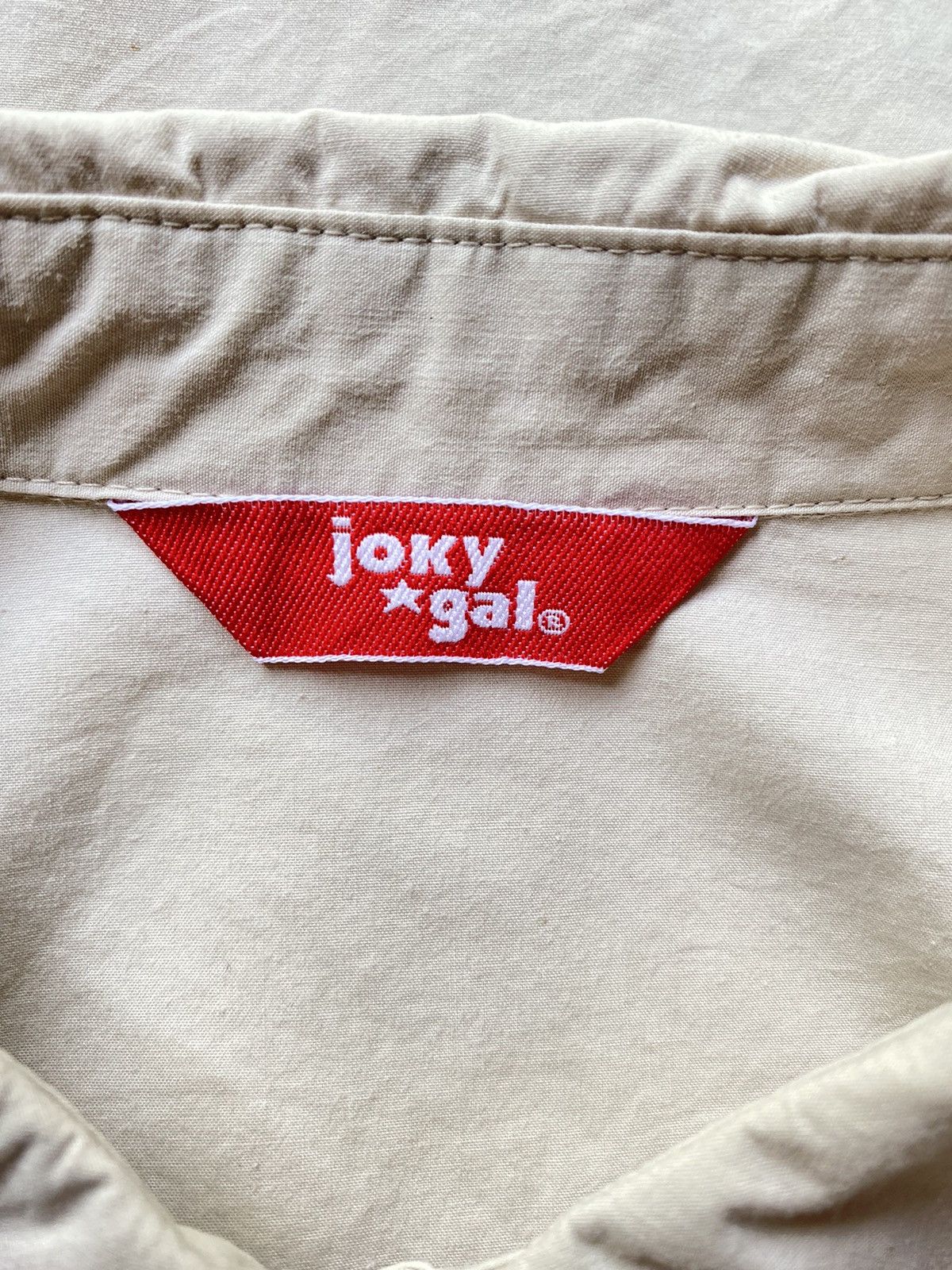 Designer јоку *gal Stellar Pocket Beige Shirt Size M / US 6-8 / IT 42-44 - 4 Thumbnail