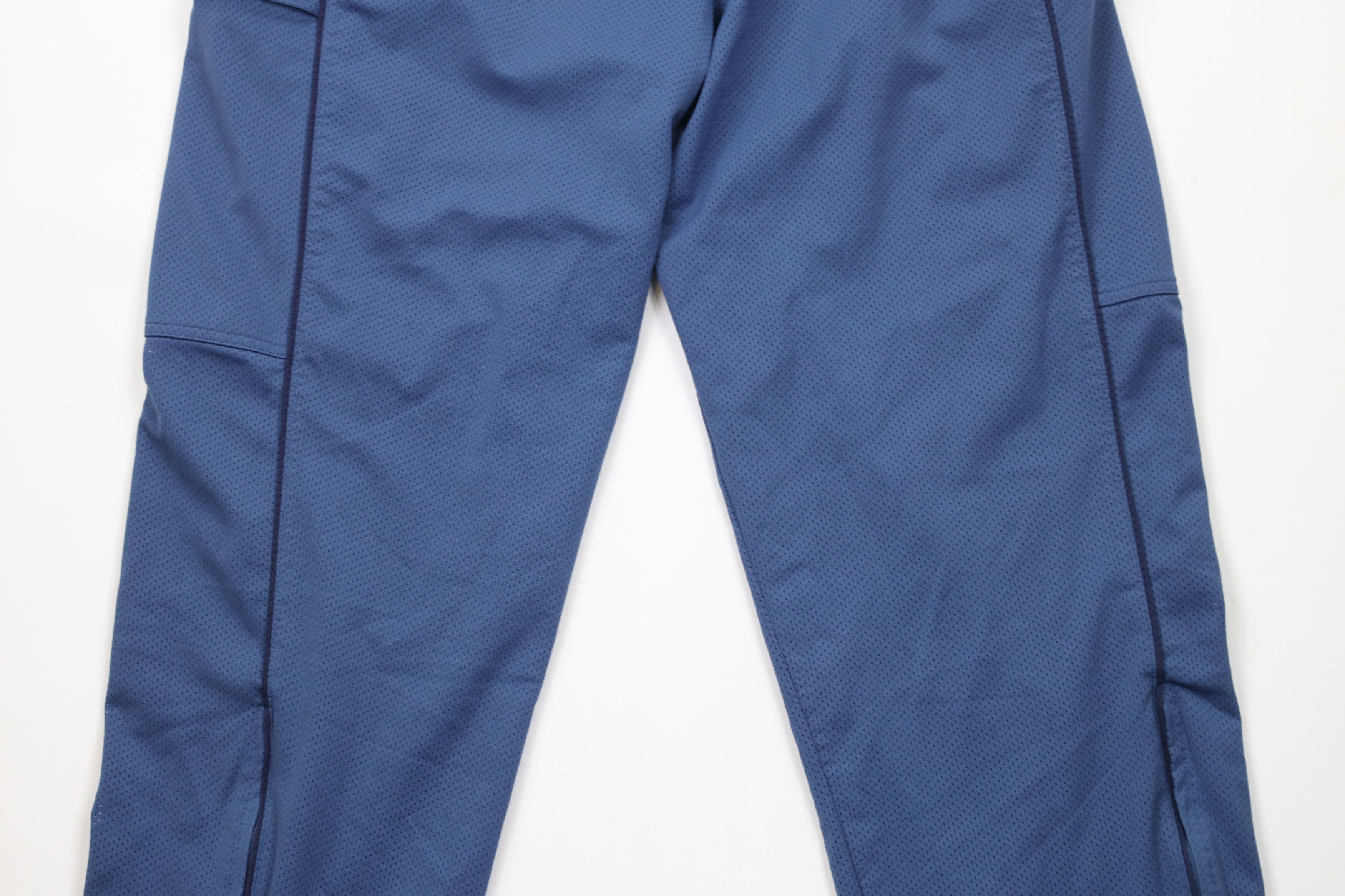 Champion × Vintage Vintage 90s Champion Mesh Wide Leg Cargo Sweatpants Blue Size US 34 / EU 50 - 10 Thumbnail