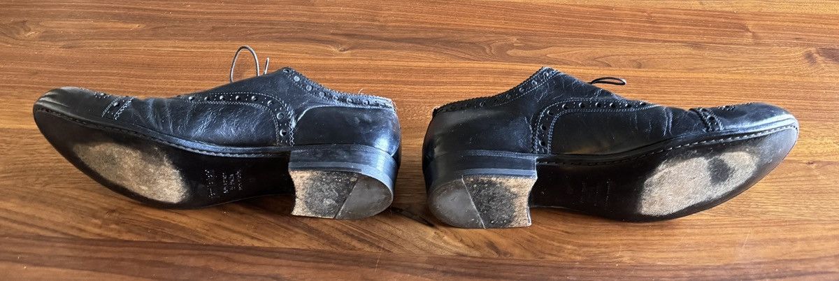 Gianni Barbato Gianni Barbato Black Leather Shoes Size US 10 / EU 43 - 4 Thumbnail