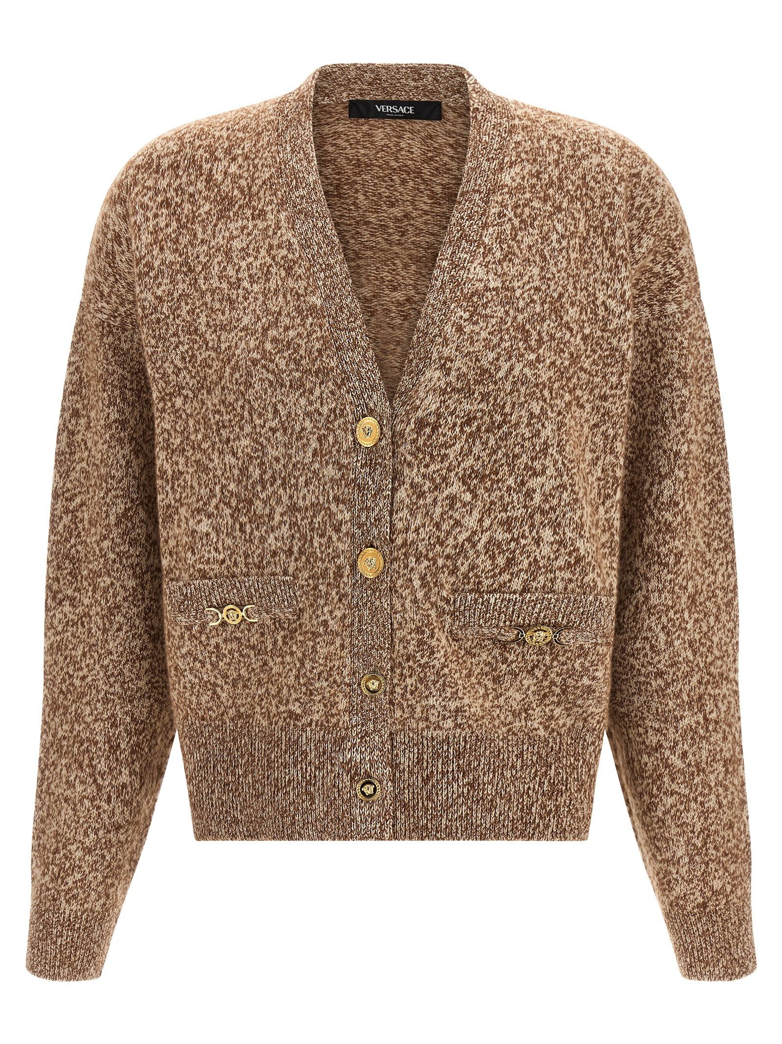 Versace 'Medusa '95' Button Cardigan Size S / US 4 / IT 40 - 1 Thumbnail