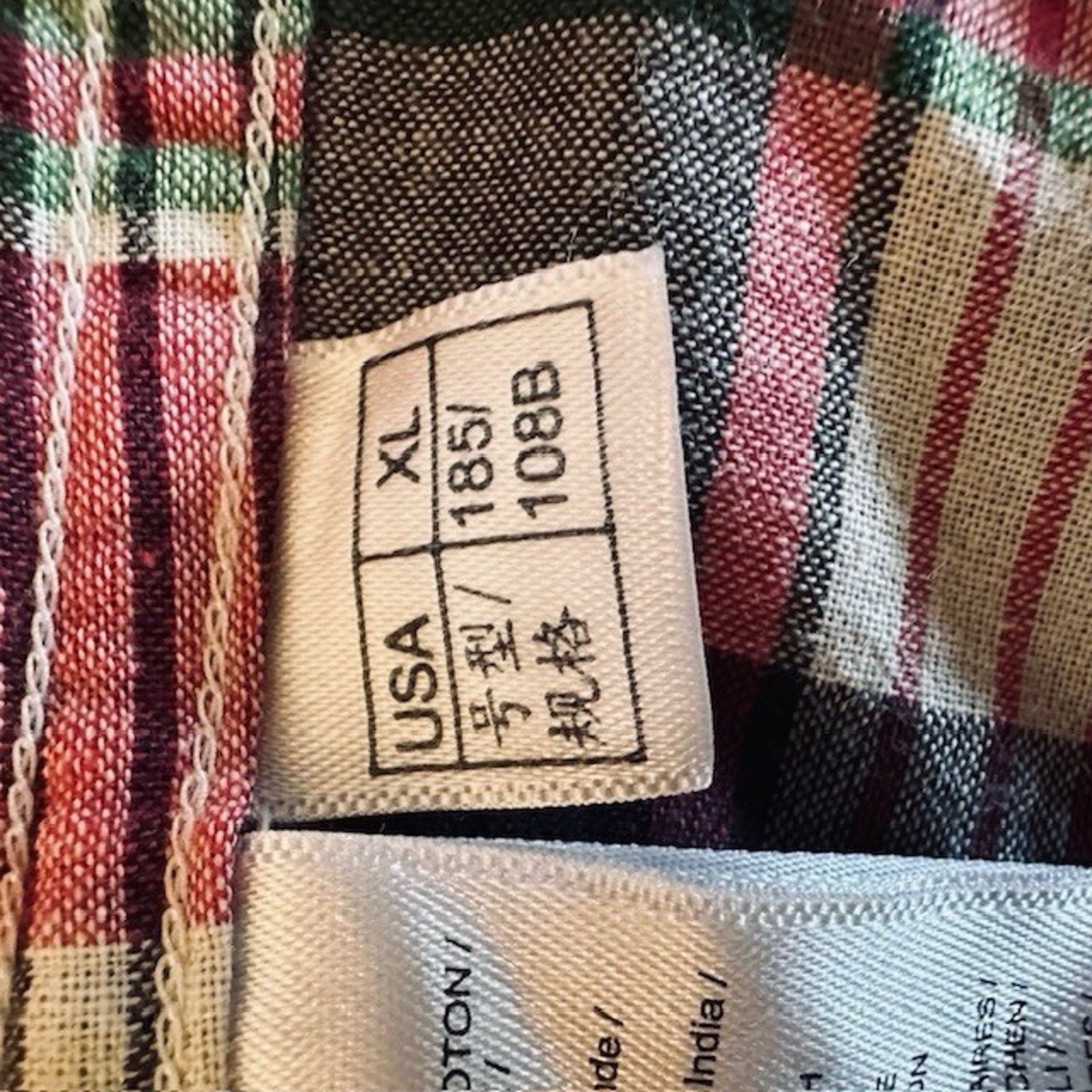 Brooks Brothers Brooks Brothers Red Fleece XL Button Shirt Red Plaid Cotton Size US XL / EU 56 / 4 - 4 Thumbnail