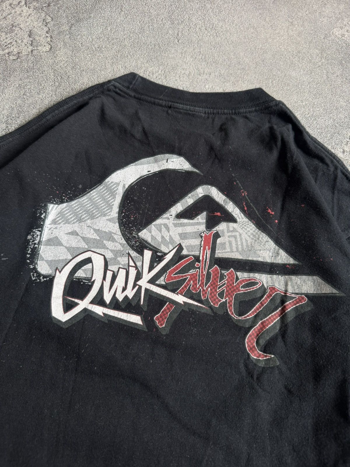 Quiksilver Quiksilver Quicksilver big logo surf tee tshirts long sleeve Size US L / EU 52-54 / 3 - 8 Thumbnail