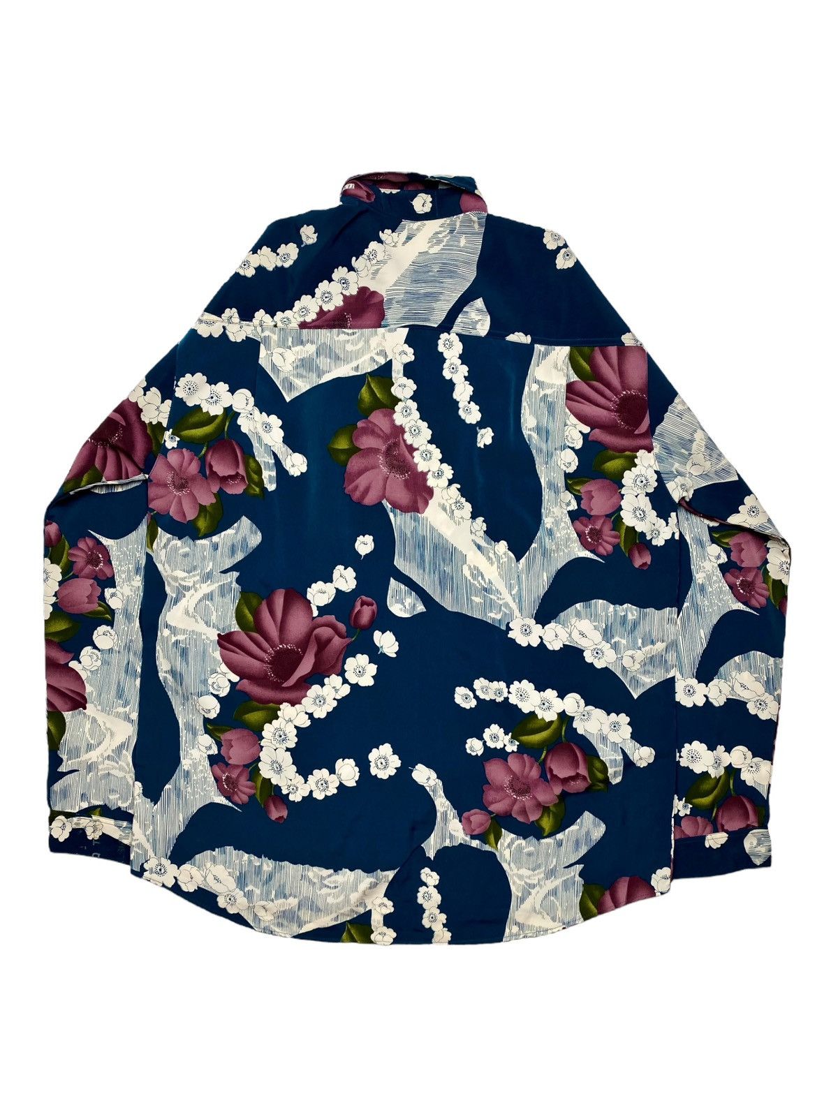 Japanese Brand 1990s Riezza - Floral Button Up Shirt Size US L / EU 52-54 / 3 - 2 Thumbnail