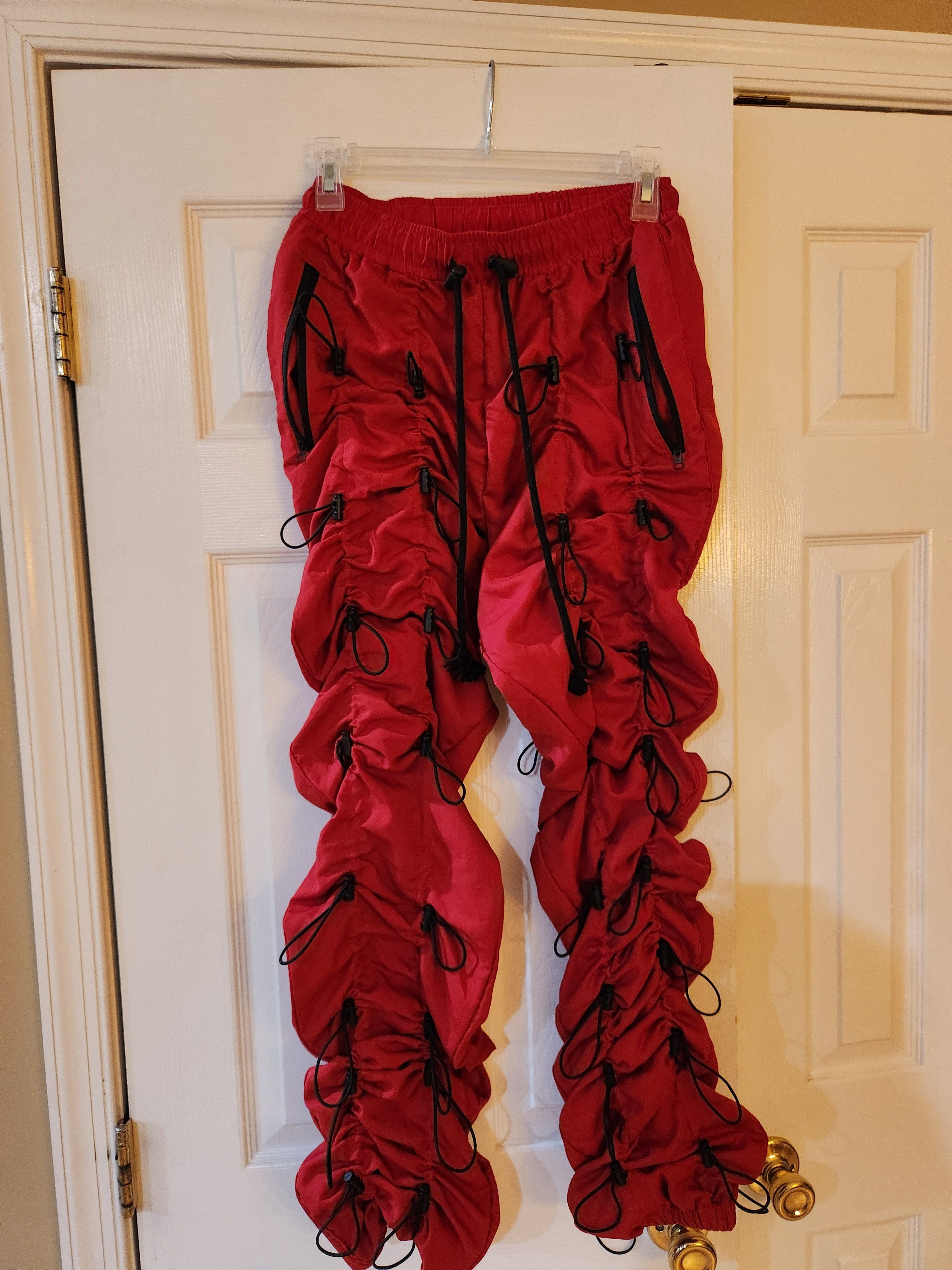 MNML MNML Red bunjee pants Size US 30 / EU 46 - 4 Thumbnail