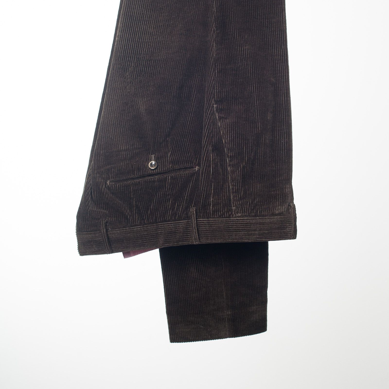 PT Torino PT01 Graven Fit Brown Corduroy Chinos Italy Made EU46 Size US 30 / EU 46 - 1 Thumbnail