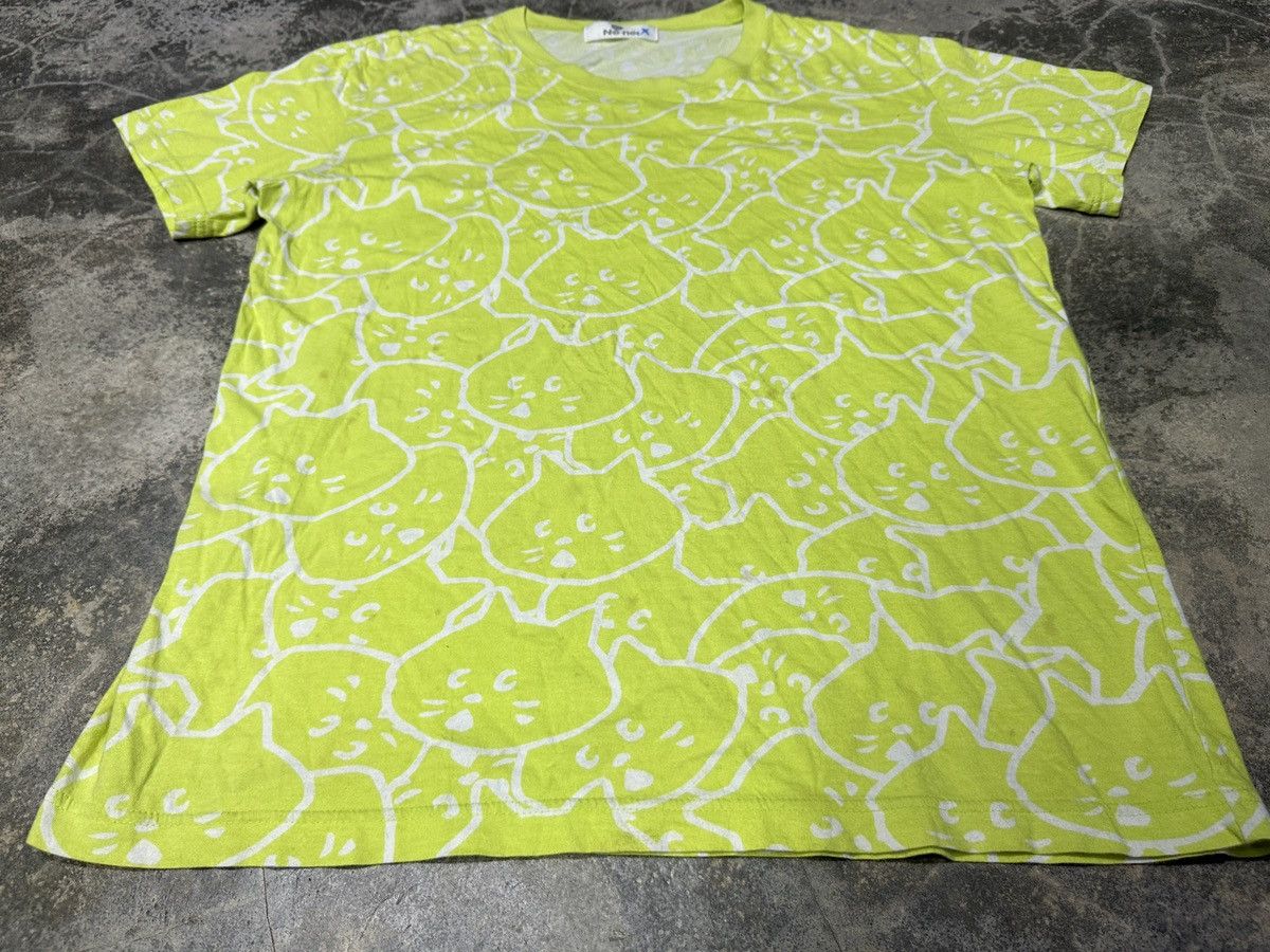 Issey Miyake × Japanese Brand × Ne-Net Crazy Rare🔥Vintage Ne-net Issey Miyake Fullprint Tshirt Size US M / EU 48-50 / 2 - 4 Thumbnail
