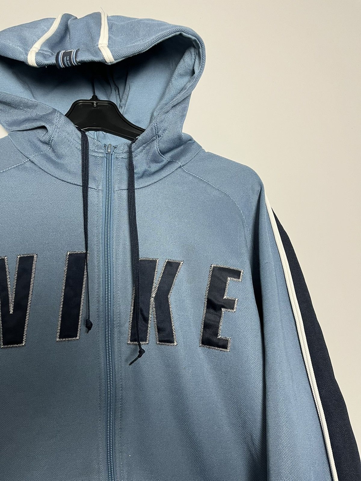 Vintage Vintage Nike zip hoodie spellout logo 90s y2k hype Size US XL / EU 56 / 4 - 5 Thumbnail