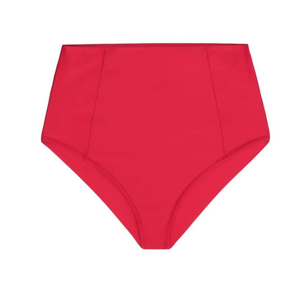 Designer Carolina K Red Selena swim bikini bottoms XS Size ONE SIZE - 1 Thumbnail