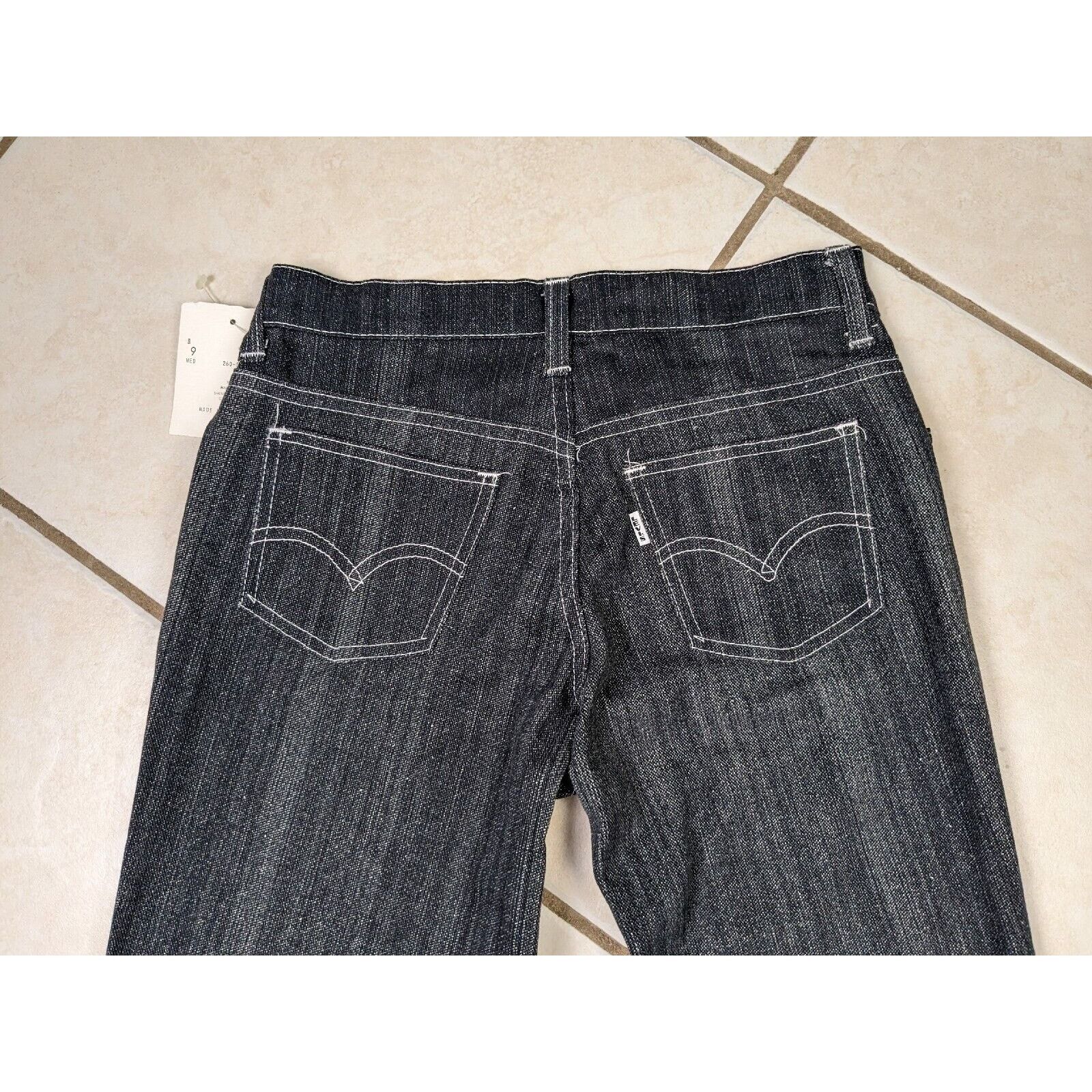 Levi's Vtg NWT 60s Levis Jeans Big E White Tab Flare Boot Cut Pants Size 28" / US 6 / IT 42 - 17 Thumbnail