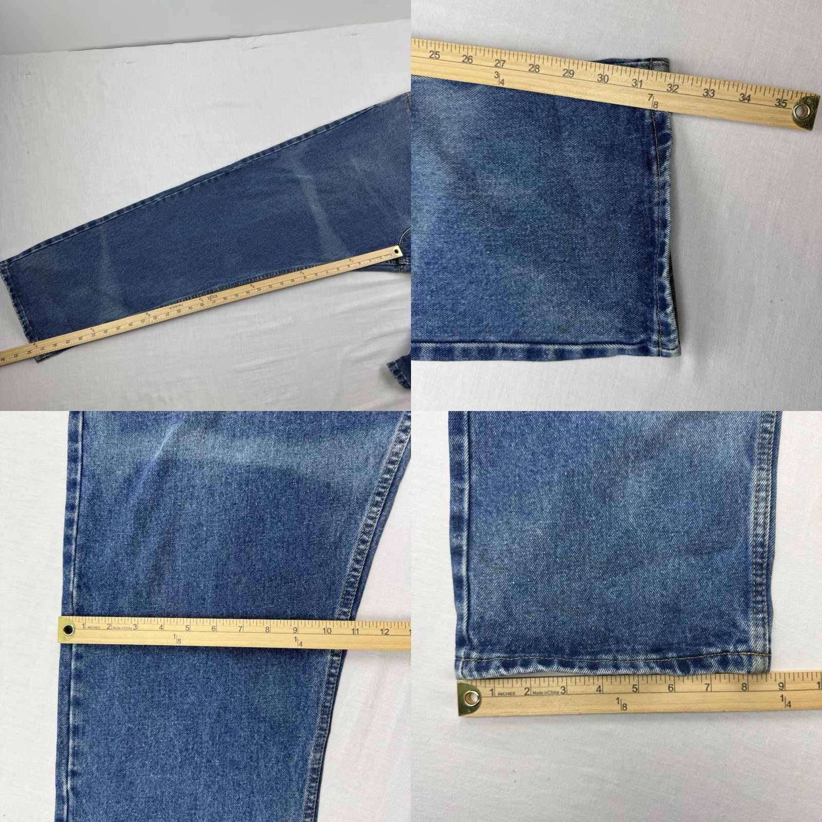 Polo Ralph Lauren VINTAGE Polo Jeans Co. Jeans Adult 38x32 Blue Grunge 90s Y2K Hip Hop Polo Jeans Co. Mens Regular 38 Inseam 32 Blue Grunge 90s Y2K Mens Jeans Size US M / EU 48-50 / 2 - 8 Thumbnail