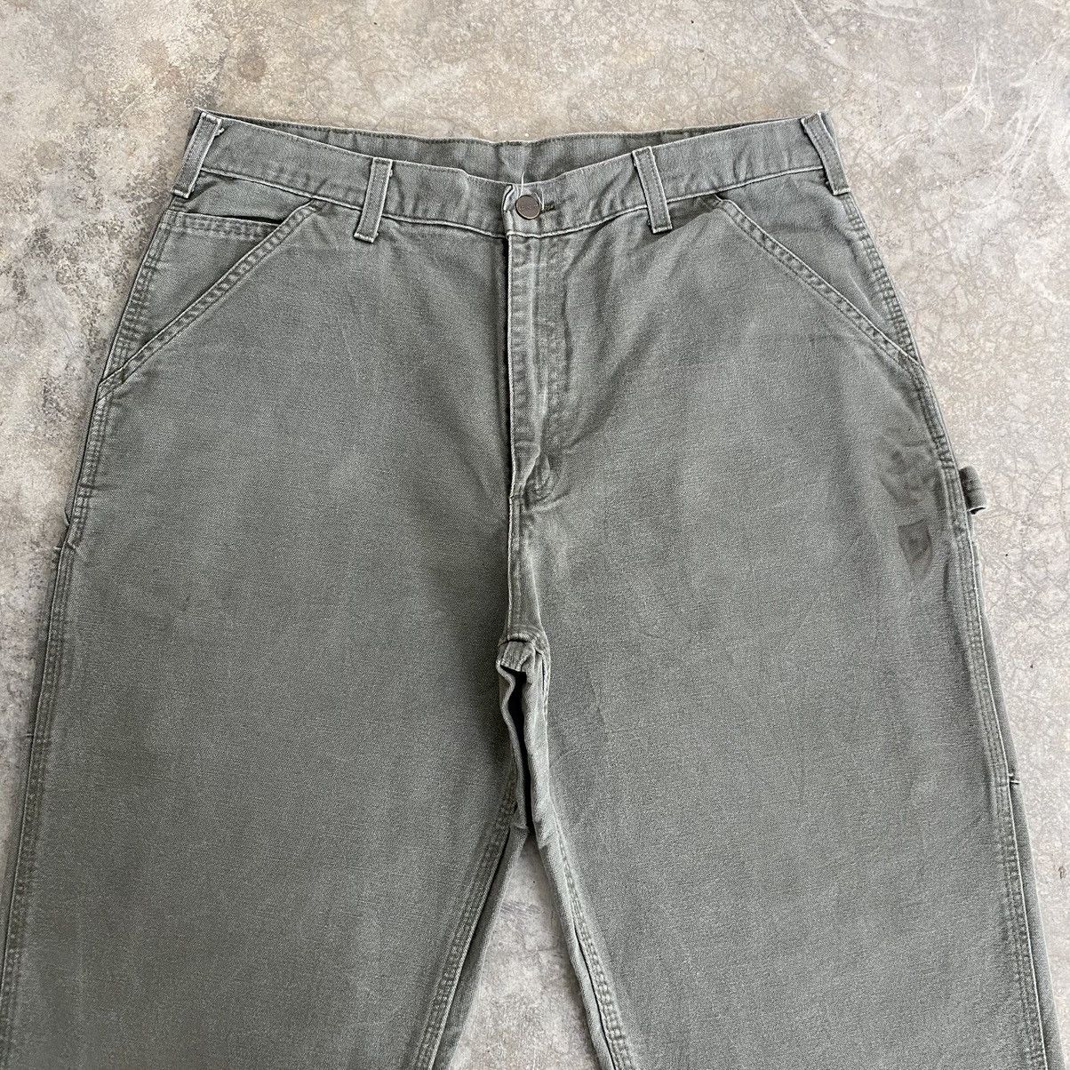 Carhartt VTG Carhartt Moss Green Carpenter Work Pants Size US 35 - 10 Thumbnail