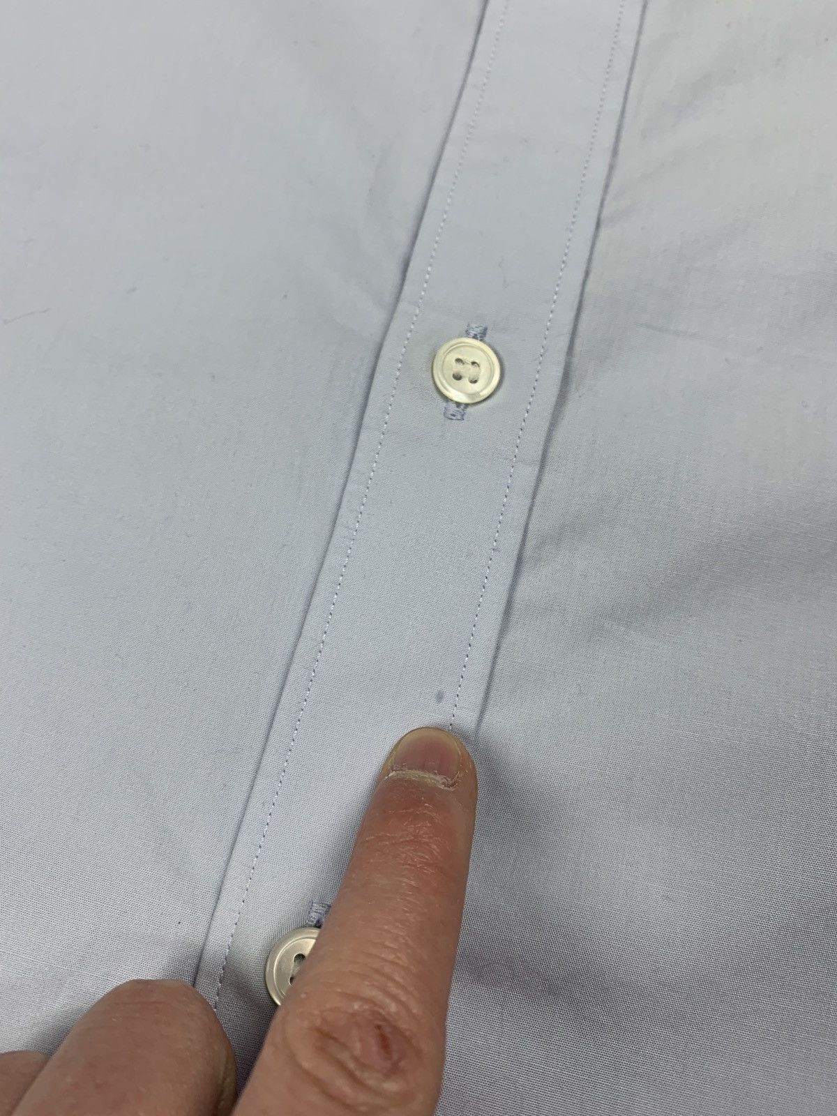 Arket Arket Buttons-Up Shirt Mens Size 46 Blue Designer Luxury Size US S / EU 44-46 / 1 - 11 Thumbnail
