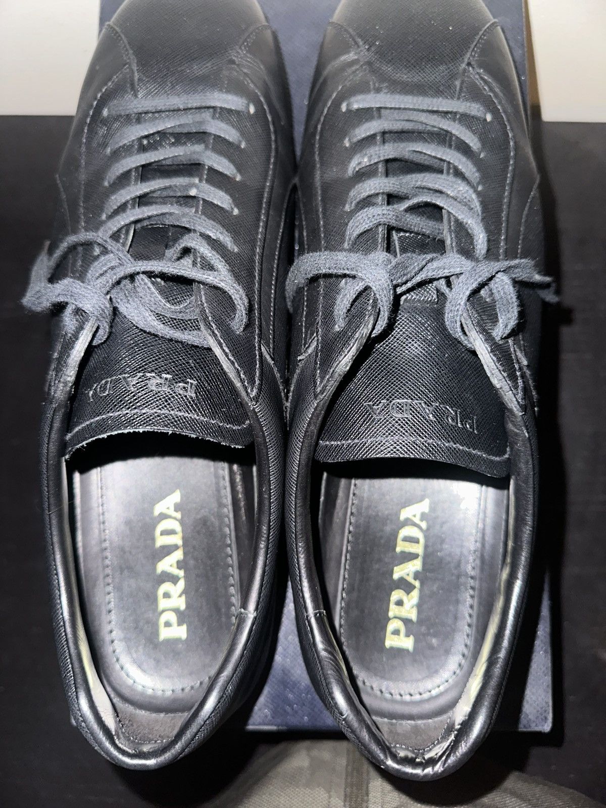 Prada Men’s Prada Calzature Uomo Black Size 10 Size US 10 / EU 43 - 5 Thumbnail