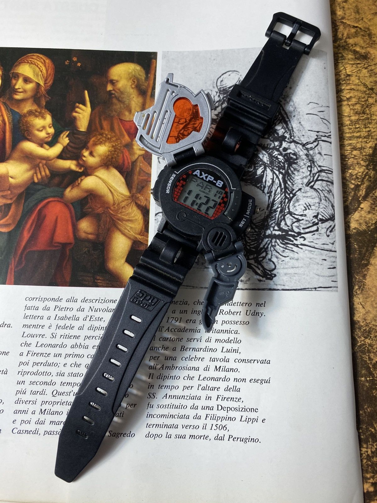 Japanese Brand Vintage Digital Watch. Y2K Techwear. Futuristic Shutter Size ONE SIZE - 9 Thumbnail
