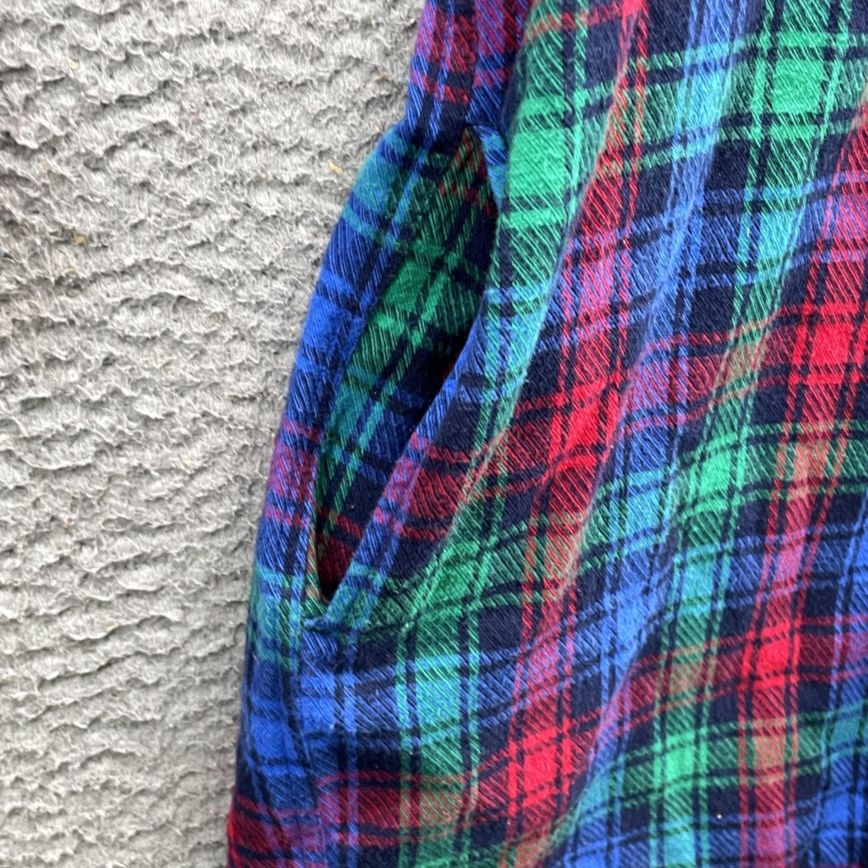 Lands' End Lands' End Flannel Shirt Dress Women Large Plaid Tunic Western Fall Outdoor Gorp Size L / US 10 / IT 46 - 7 Thumbnail