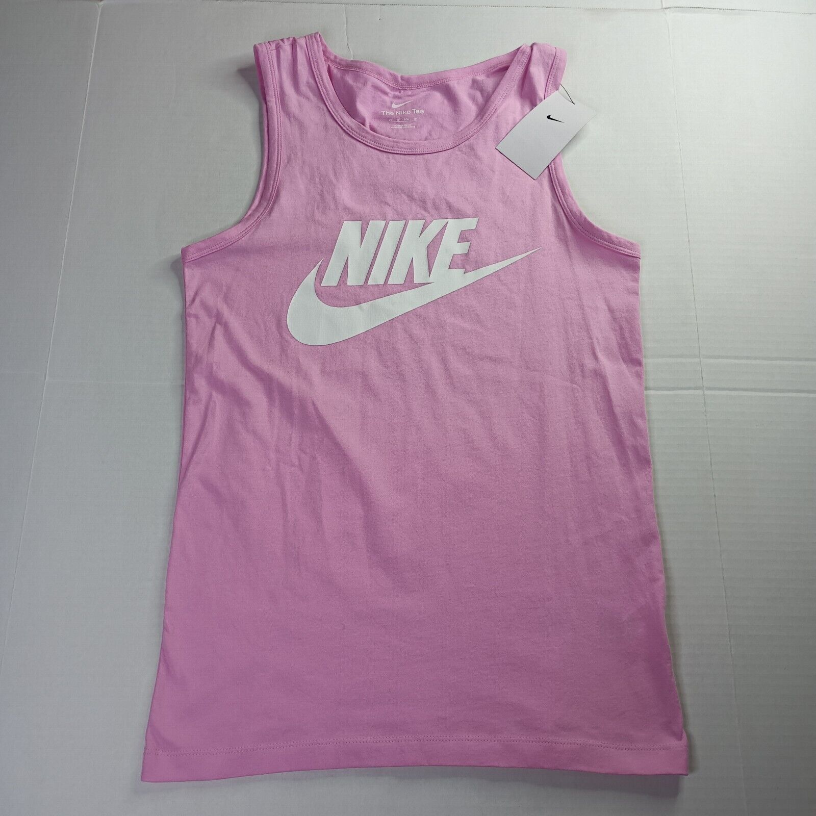 Nike Nike Sportswear Icon Futura Tank Top Mens XS AR4991-621 Pink Size US XS / EU 42 / 0 - 1 Thumbnail