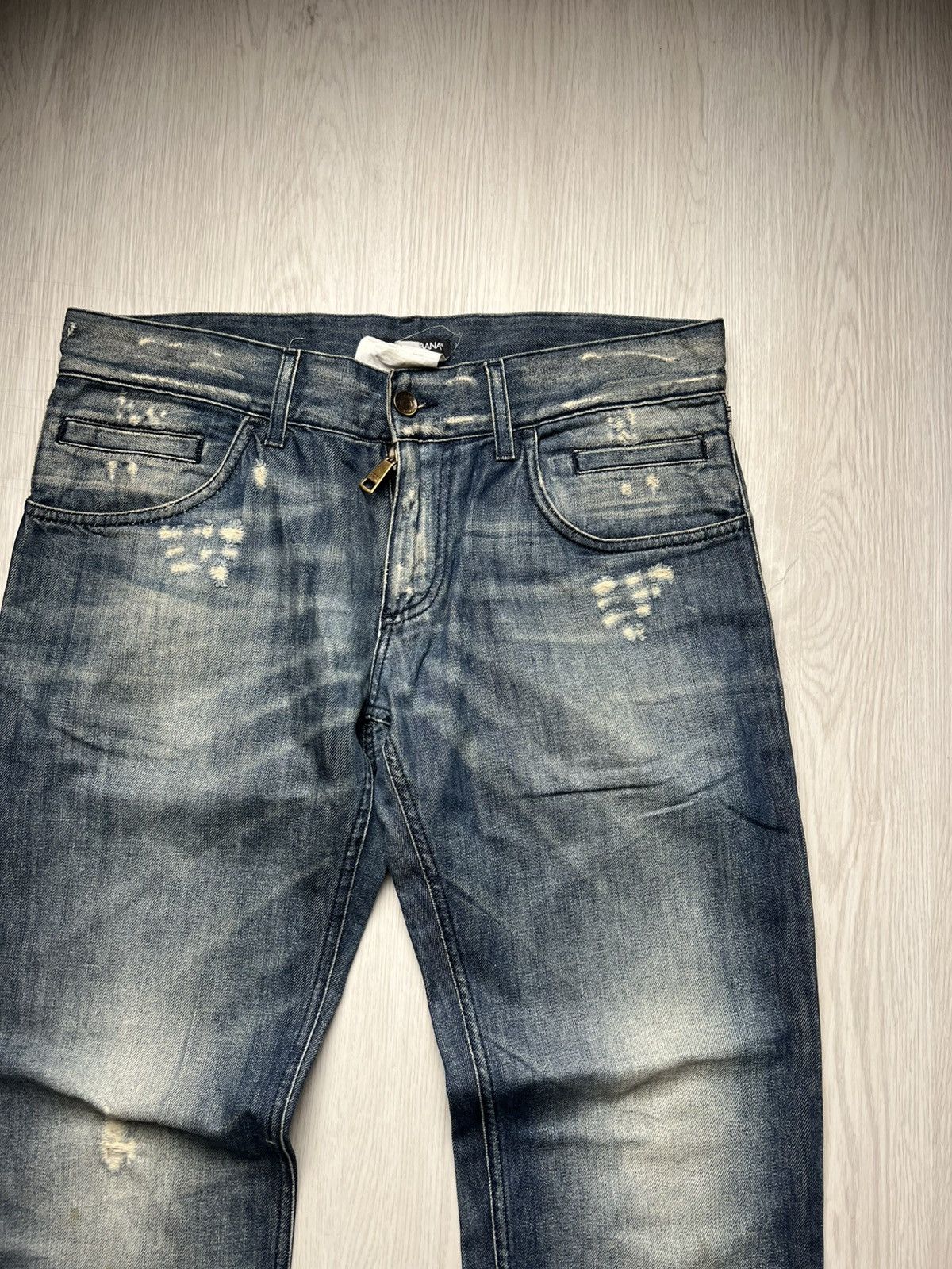 Dolce & Gabbana Dolce Gabbana 14 Classic Distressed Jeans Size US 33 - 4 Thumbnail
