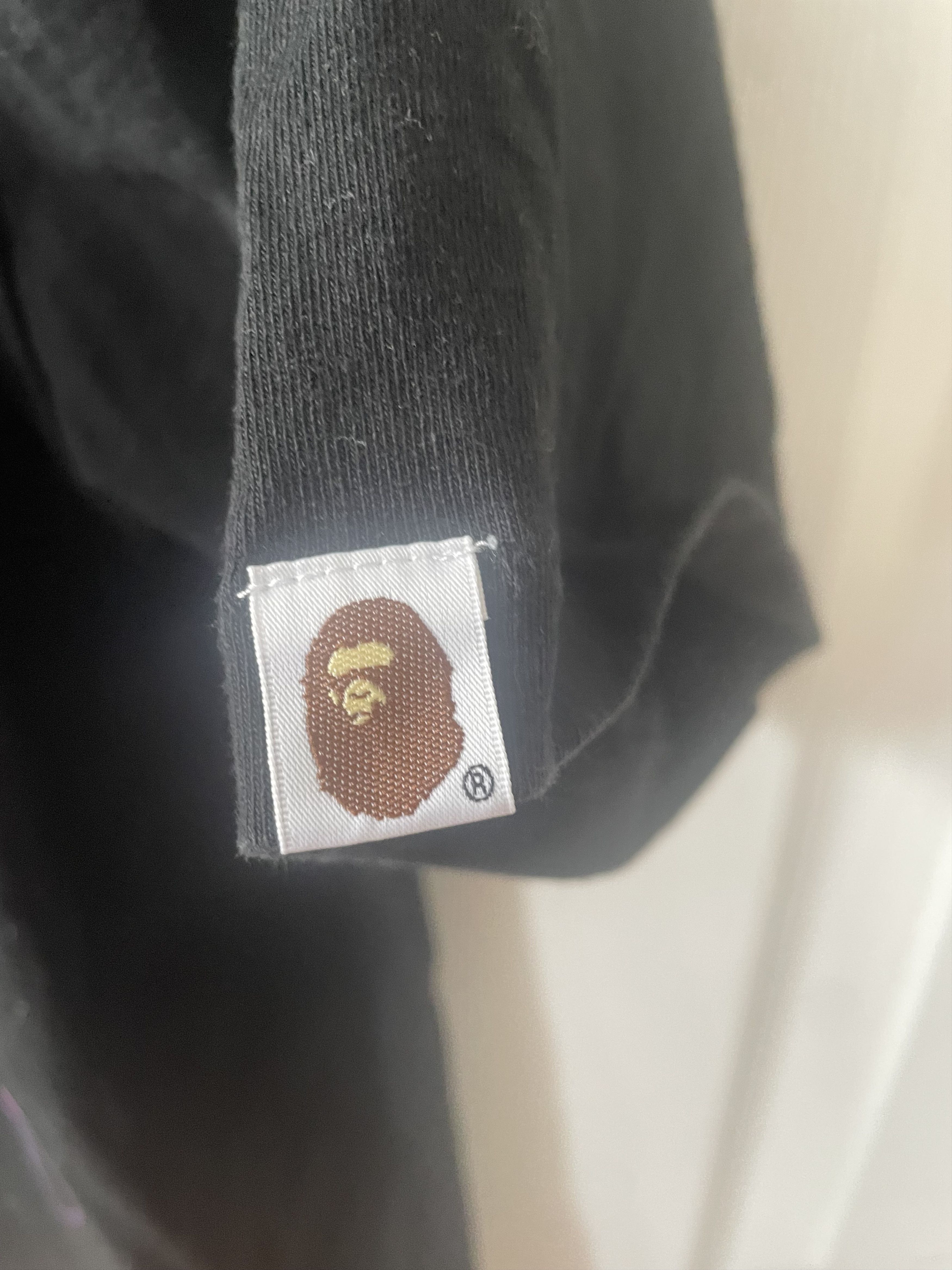 Bape Black Bape T-Shirt Size US M / EU 48-50 / 2 - 5 Thumbnail