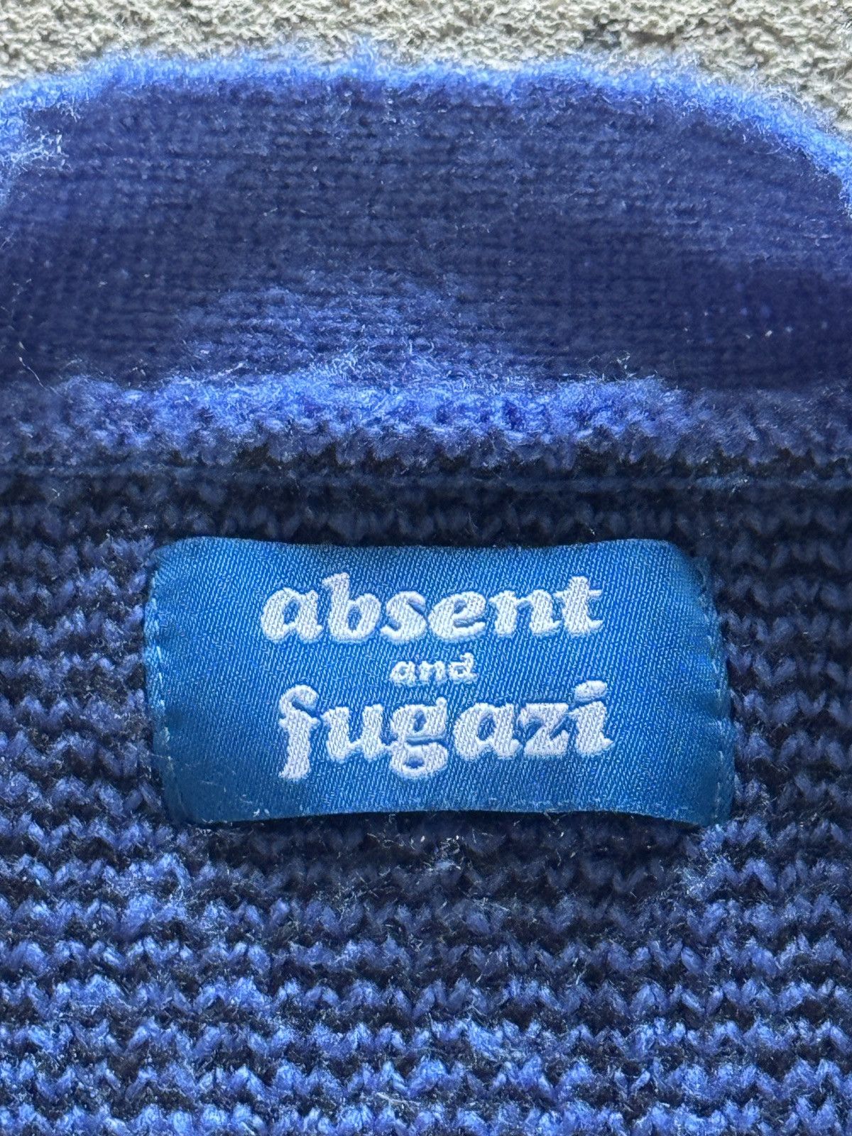 Absent × Fugazi Absent x Fugazi Blue Cardigan Size US M / EU 48-50 / 2 - 3 Thumbnail